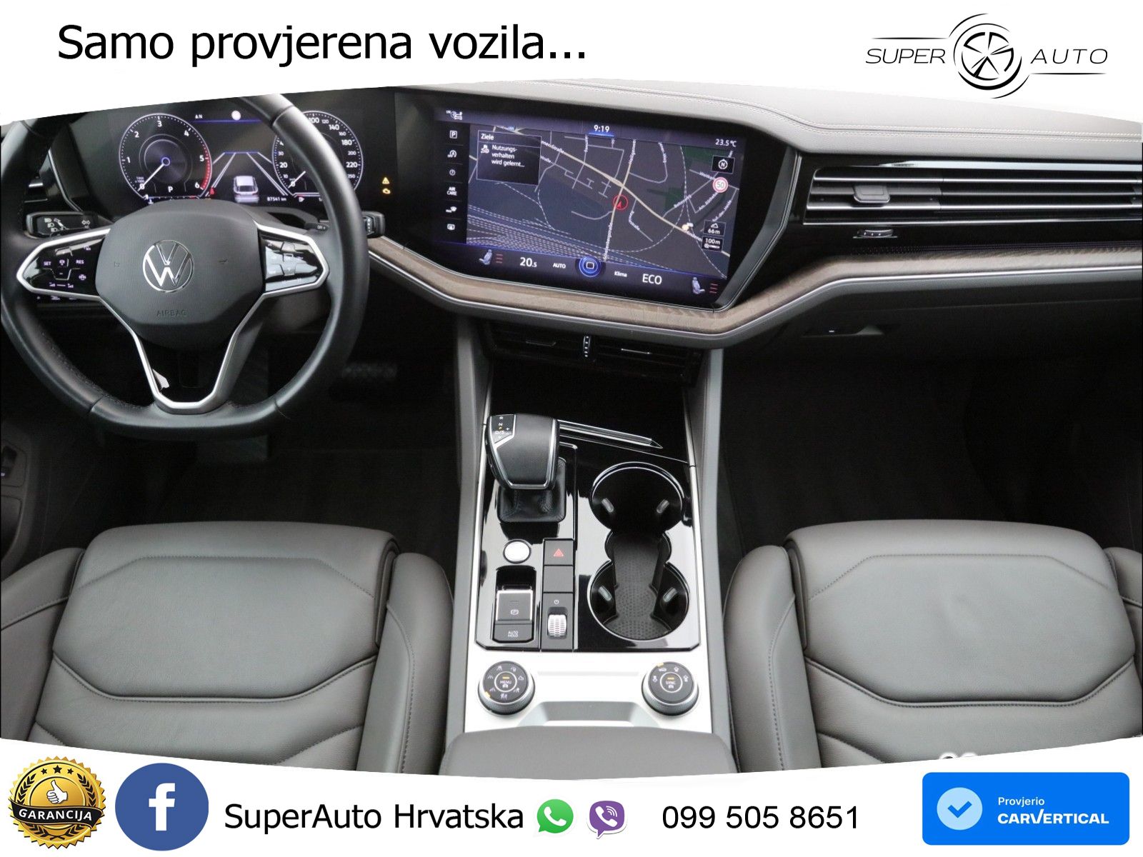 Volkswagen Touareg 3.0 V6 TDI (231 KS) 4MOTION Tiptronic ZRAČNI+ACC+4xGR SJED+KAM