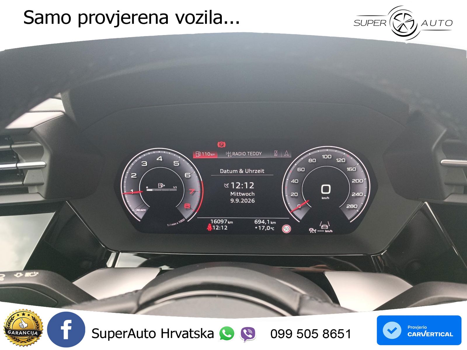 Audi A3 Limuzina 35 TFSI (150 KS) S tronic S line LED+GR SJED+ACC