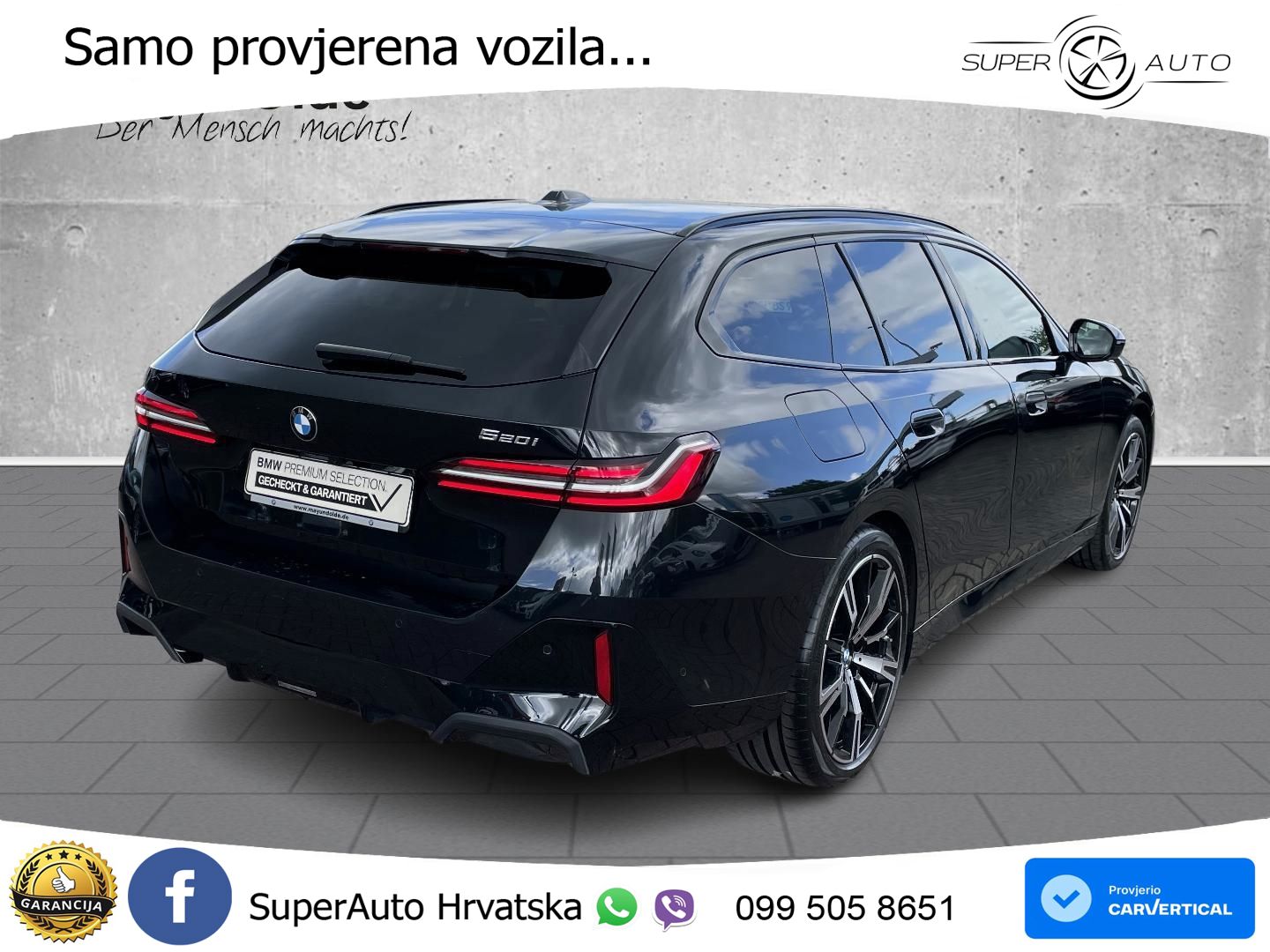 BMW 520i Touring (208 KS) Steptronic M Sport LED+GR SJED+ACC