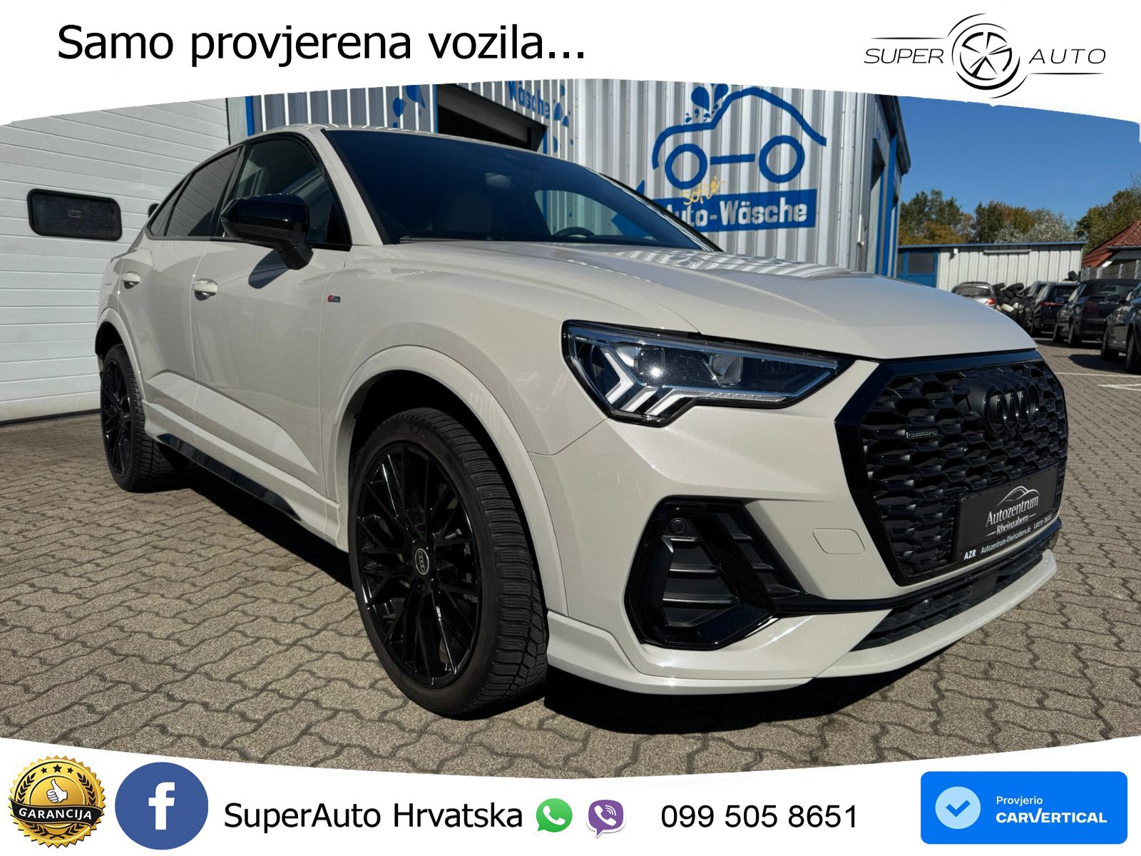 Audi Q3 II Sportback 45 TFSI (245 KS) quattro S tronic S line LED+GR SJED+ACC