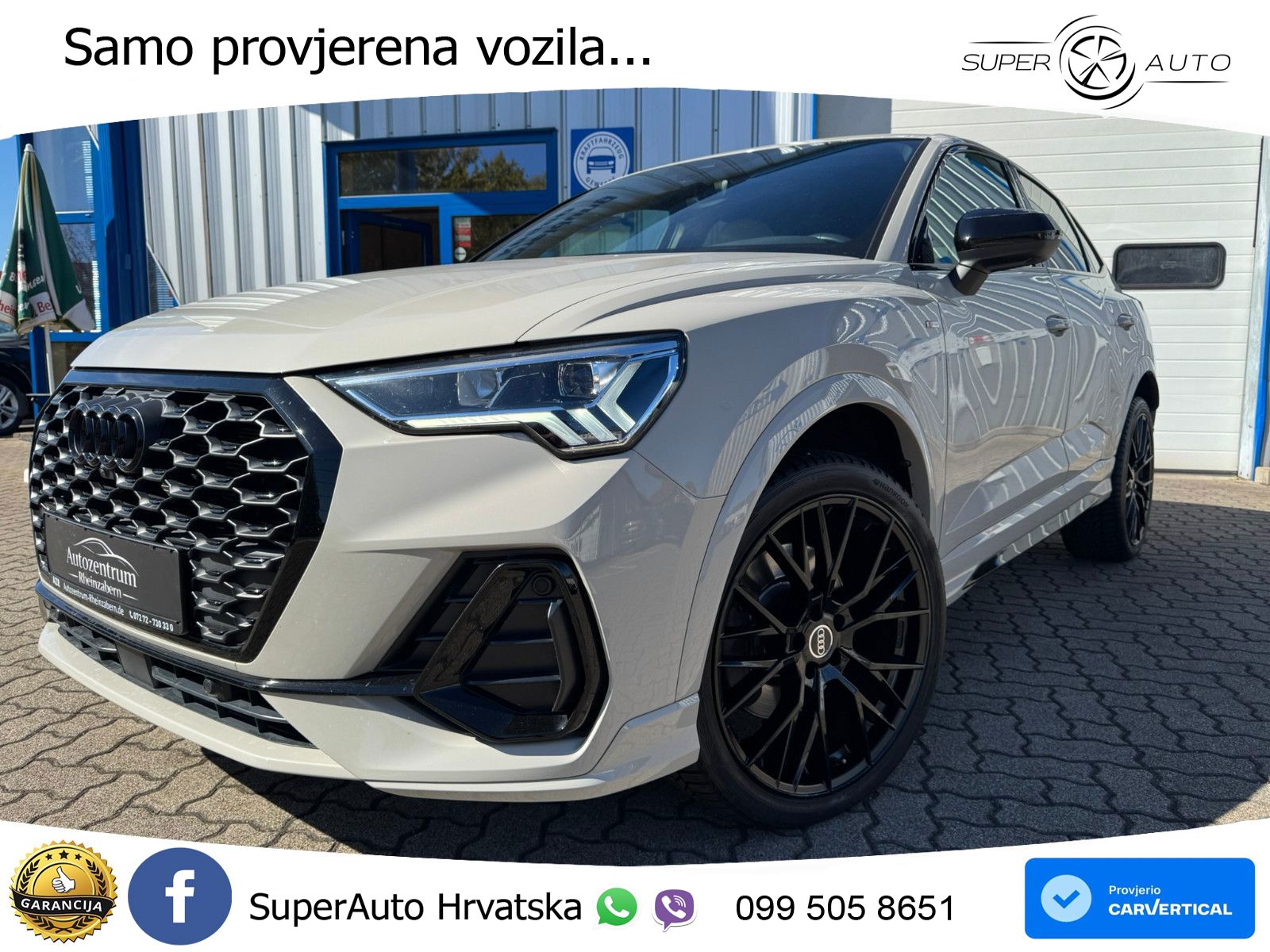 Audi Q3 II Sportback 45 TFSI (245 KS) quattro S tronic S line LED+GR SJED+ACC