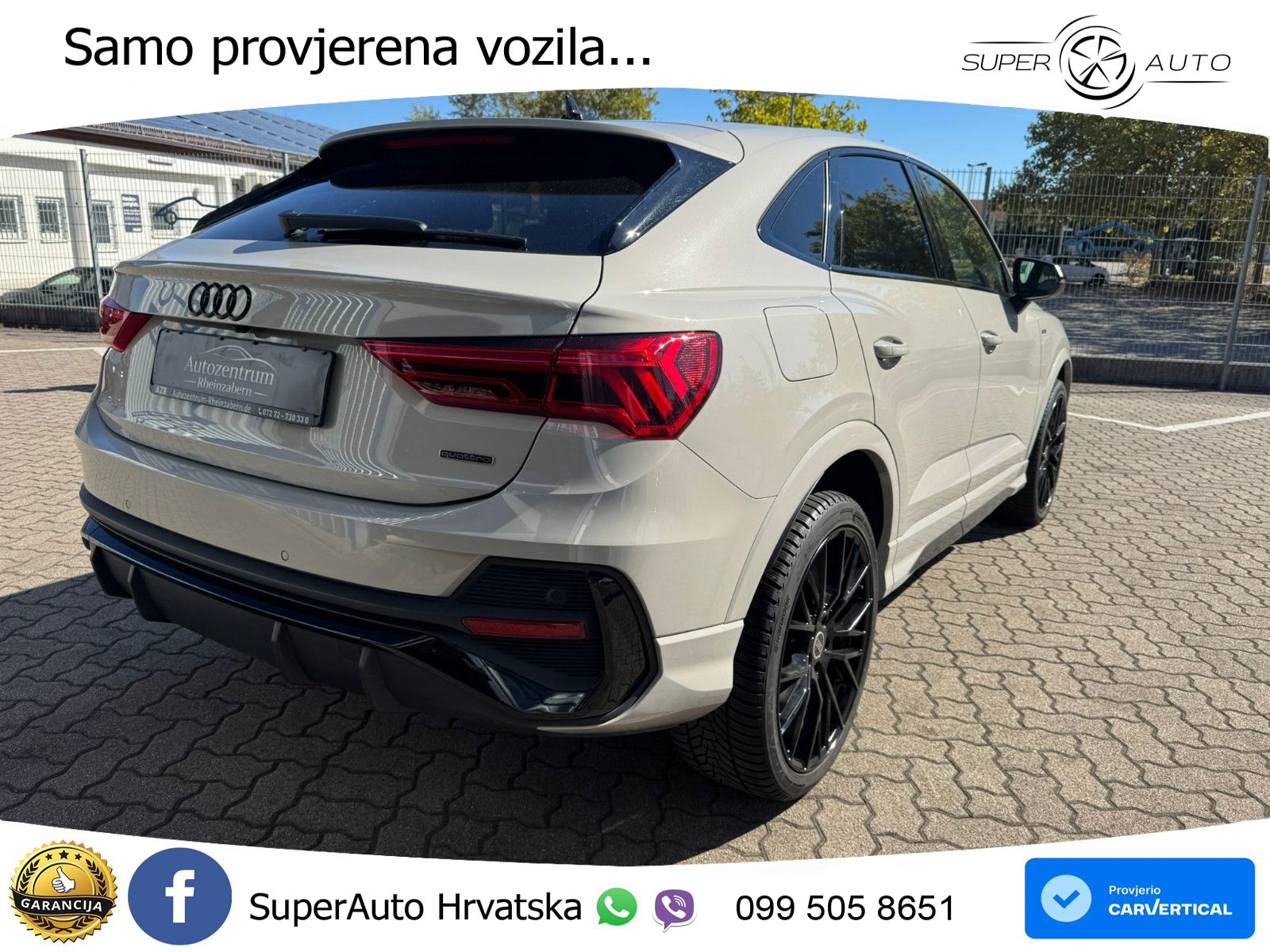 Audi Q3 II Sportback 45 TFSI (245 KS) quattro S tronic S line LED+GR SJED+ACC