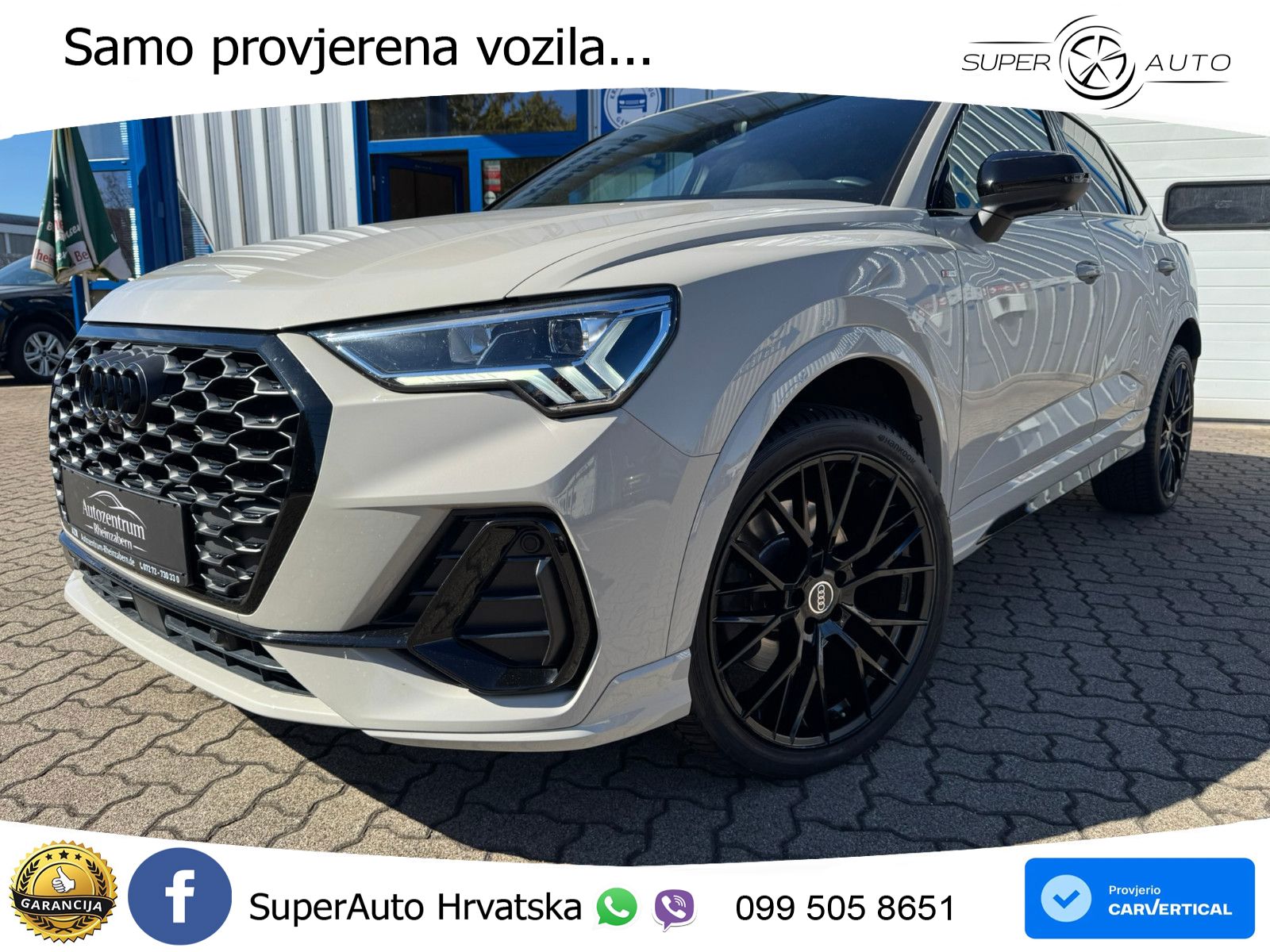 Audi Q3 II Sportback 45 TFSI (245 KS) quattro S tronic S line LED+GR SJED+ACC