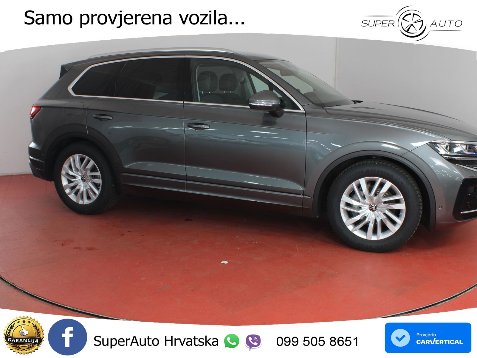 Volkswagen Touareg 3.0 V6 TDI (231 KS) 4MOTION Tiptronic ZRAČNI+ACC+GR SJED+KAM