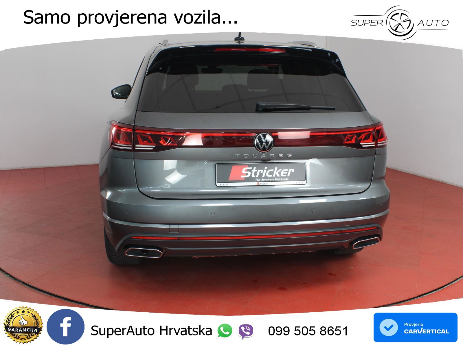 Volkswagen Touareg 3.0 V6 TDI (231 KS) 4MOTION Tiptronic ZRAČNI+ACC+GR SJED+KAM