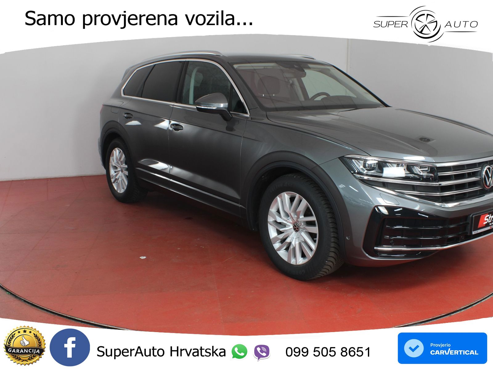 Volkswagen Touareg 3.0 V6 TDI (231 KS) 4MOTION Tiptronic ZRAČNI+ACC+GR SJED+KAM