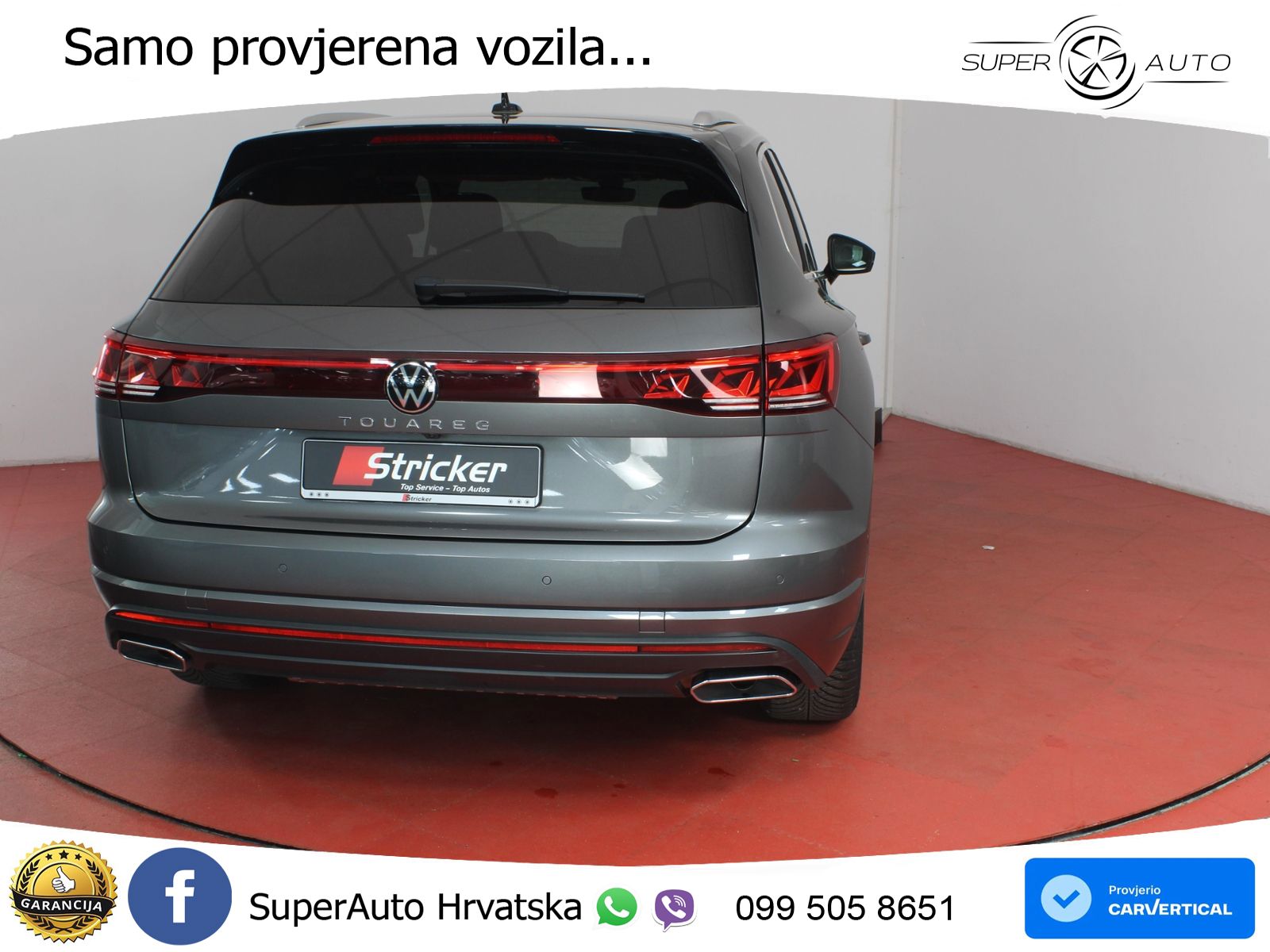 Volkswagen Touareg 3.0 V6 TDI (231 KS) 4MOTION Tiptronic ZRAČNI+ACC+GR SJED+KAM