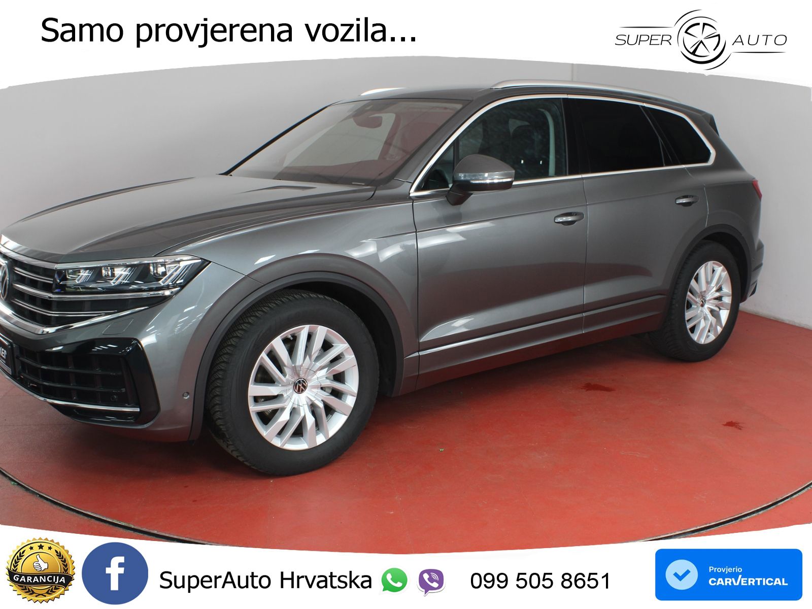 Volkswagen Touareg 3.0 V6 TDI (231 KS) 4MOTION Tiptronic ZRAČNI+ACC+GR SJED+KAM