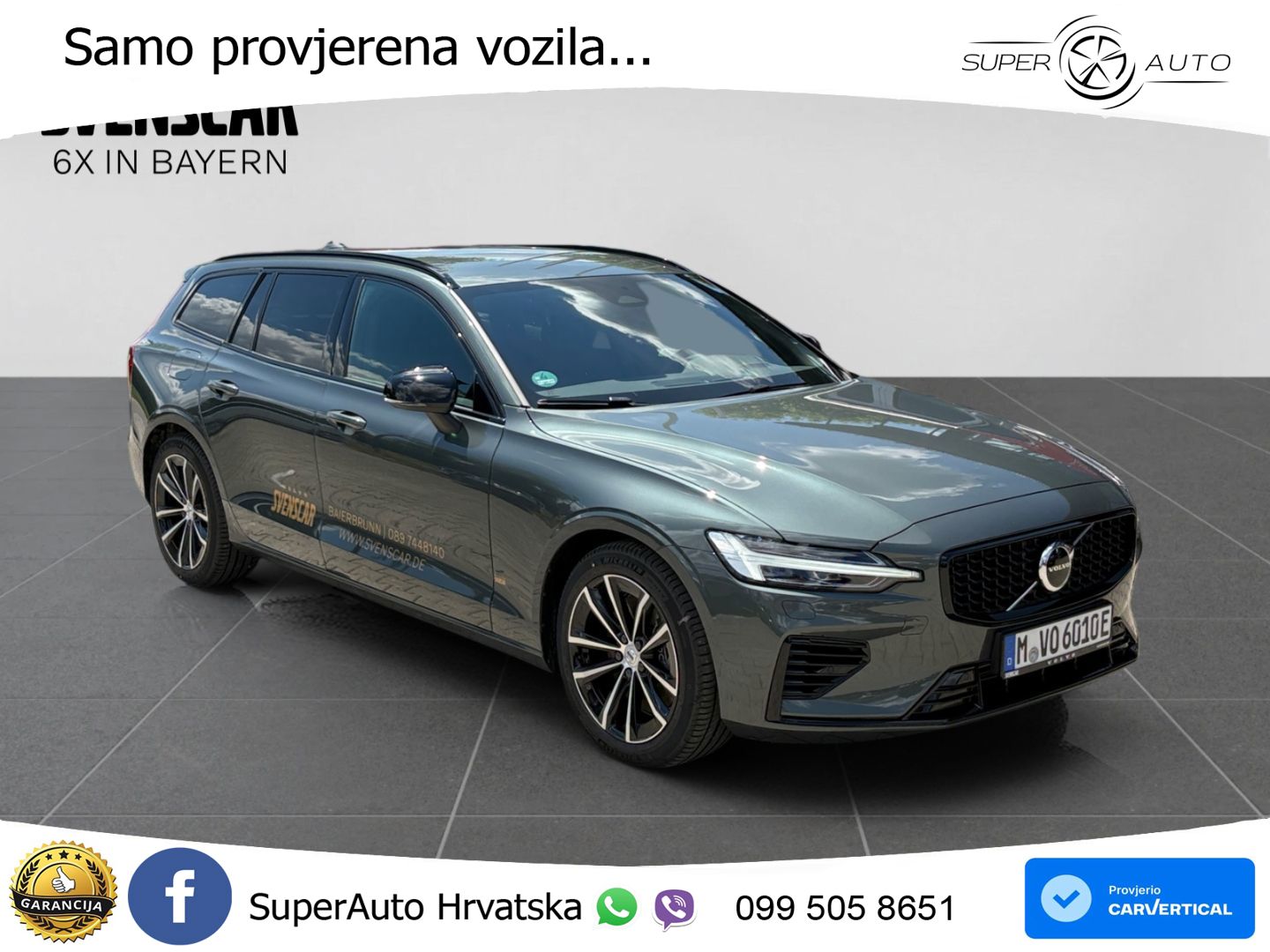 Volvo V60 2.0 T8 AWD Geartronic LED+GR SJED+ACC