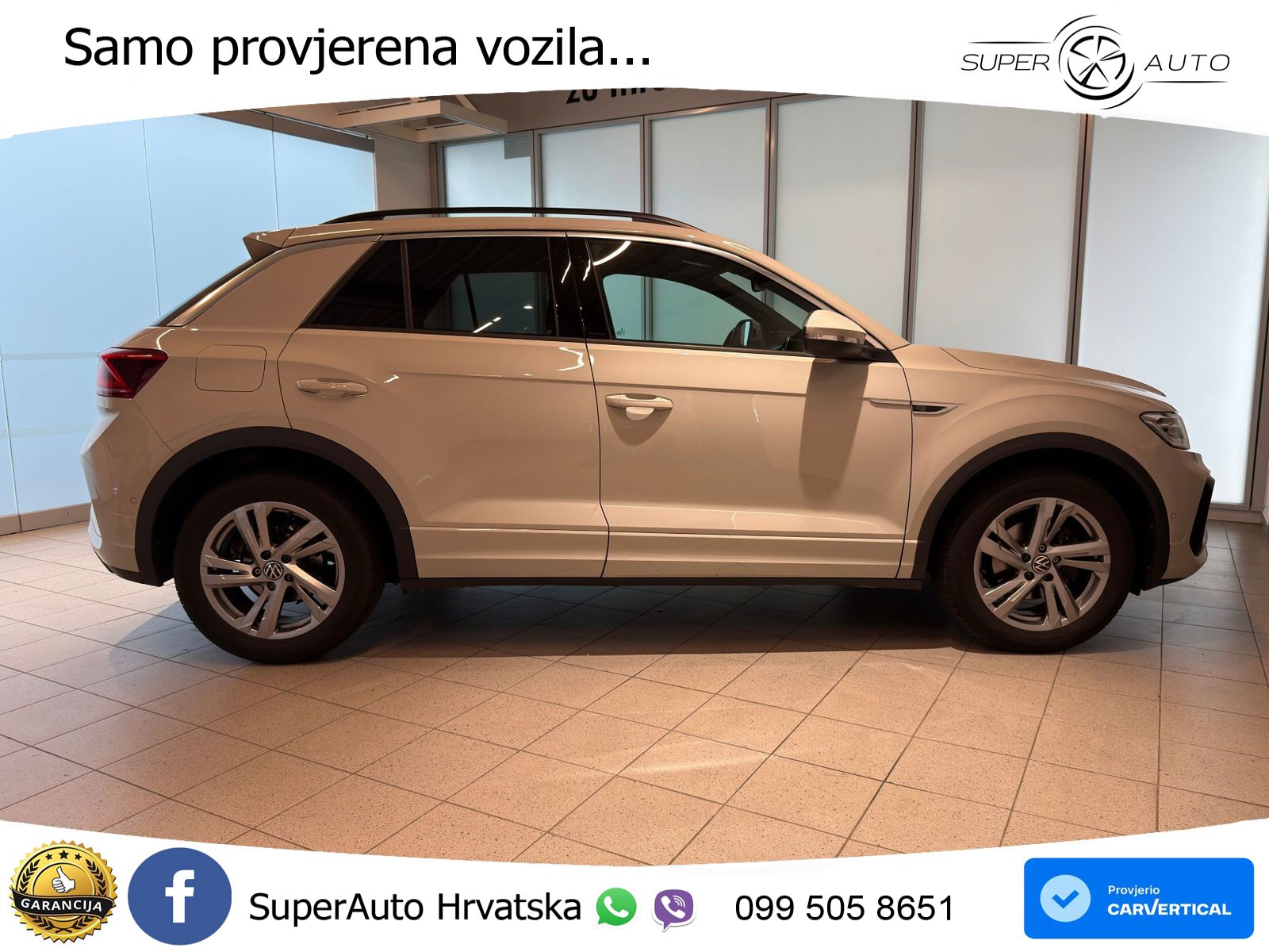 Volkswagen T-Roc 1.5 TSI (150 KS) DSG R-Line LED+GR SJED+ACC