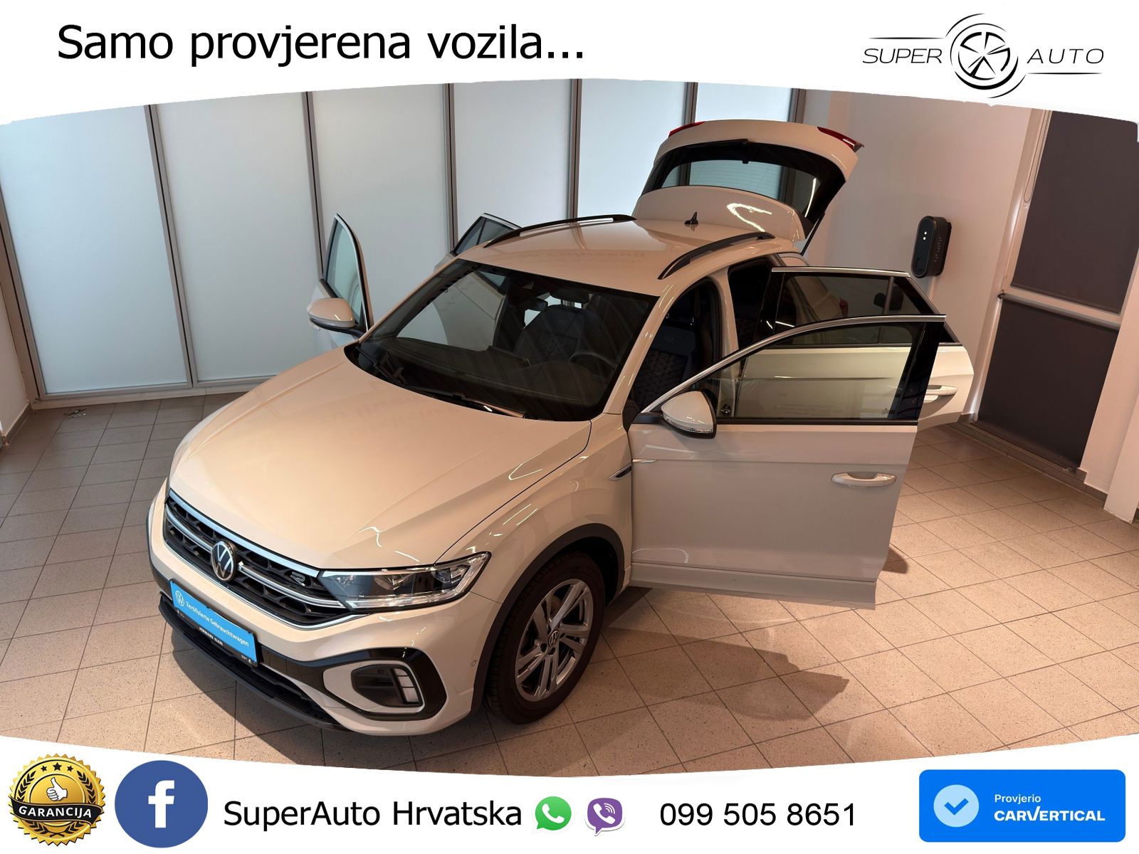 Volkswagen T-Roc 1.5 TSI (150 KS) DSG R-Line LED+GR SJED+ACC
