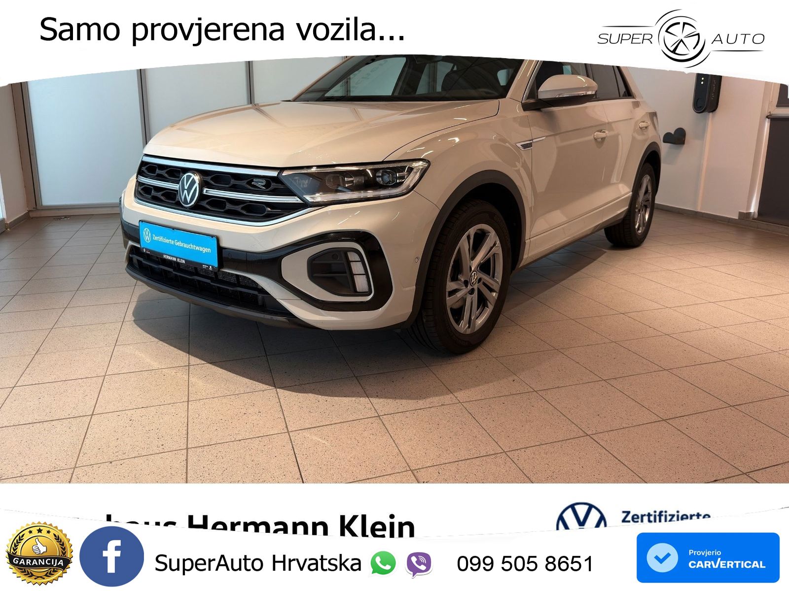 Volkswagen T-Roc 1.5 TSI (150 KS) DSG R-Line LED+GR SJED+ACC