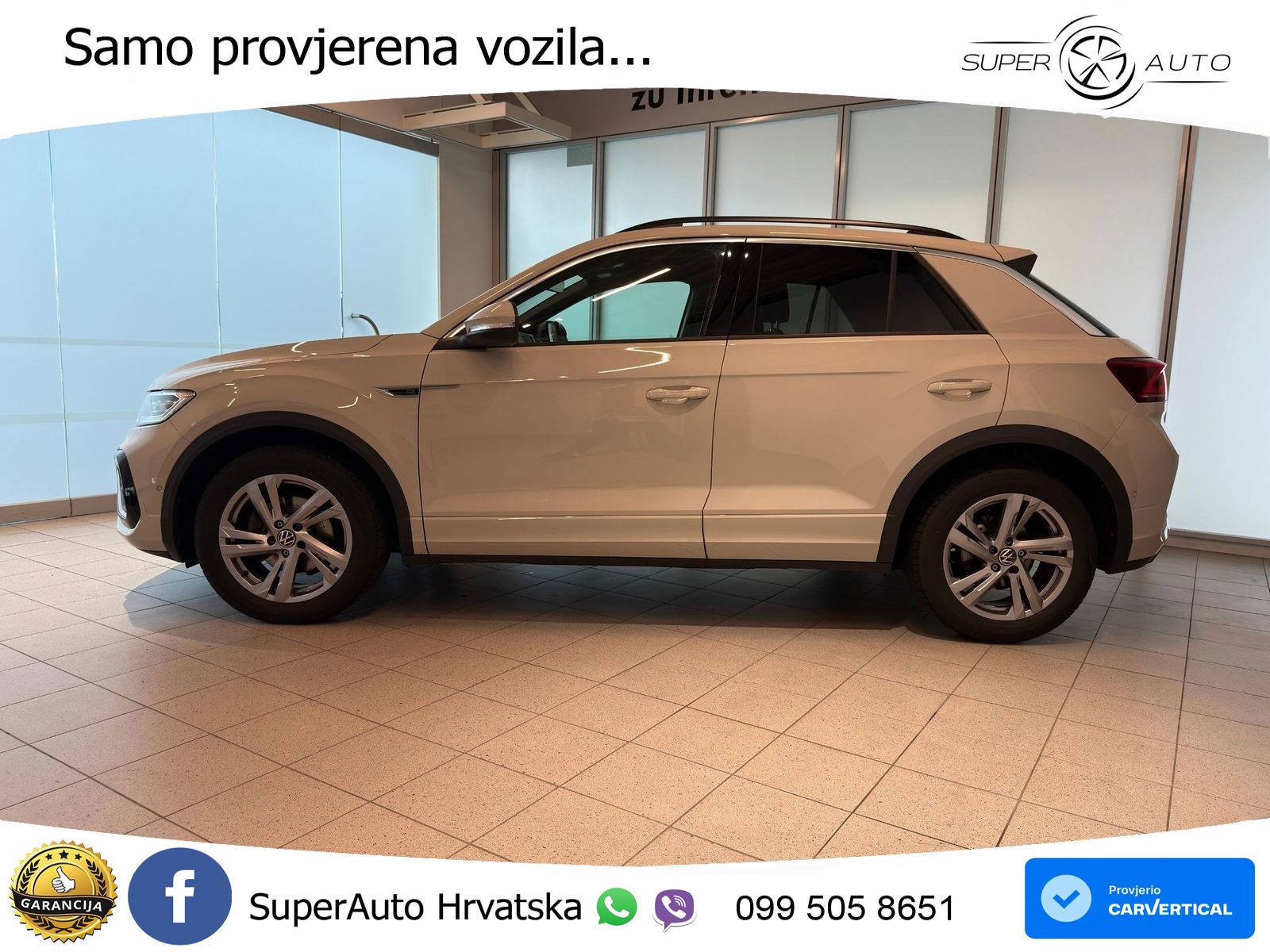 Volkswagen T-Roc 1.5 TSI (150 KS) DSG R-Line LED+GR SJED+ACC