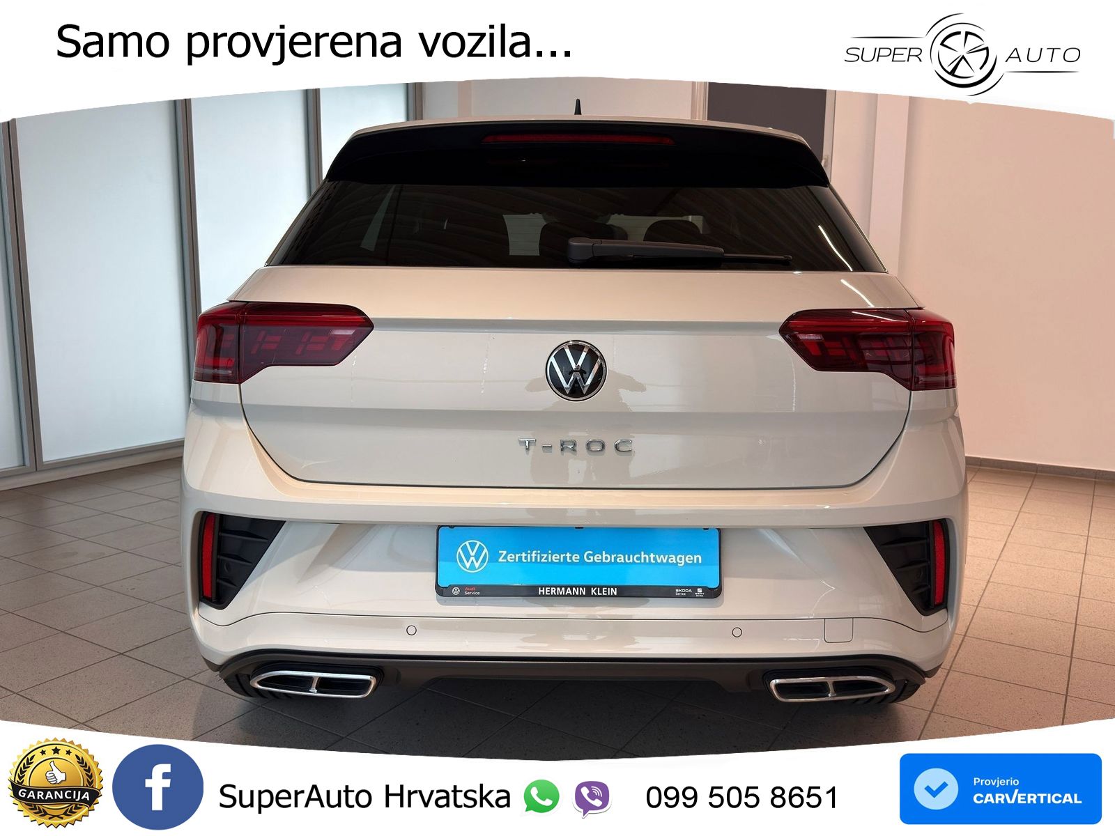 Volkswagen T-Roc 1.5 TSI (150 KS) DSG R-Line LED+GR SJED+ACC