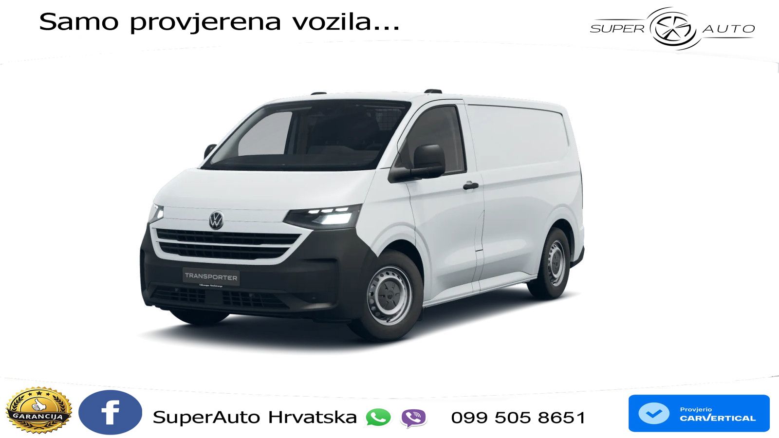 Volkswagen T7 Transporter Kasten 3-SITZE ALLWETTER KAMERA 110 KS