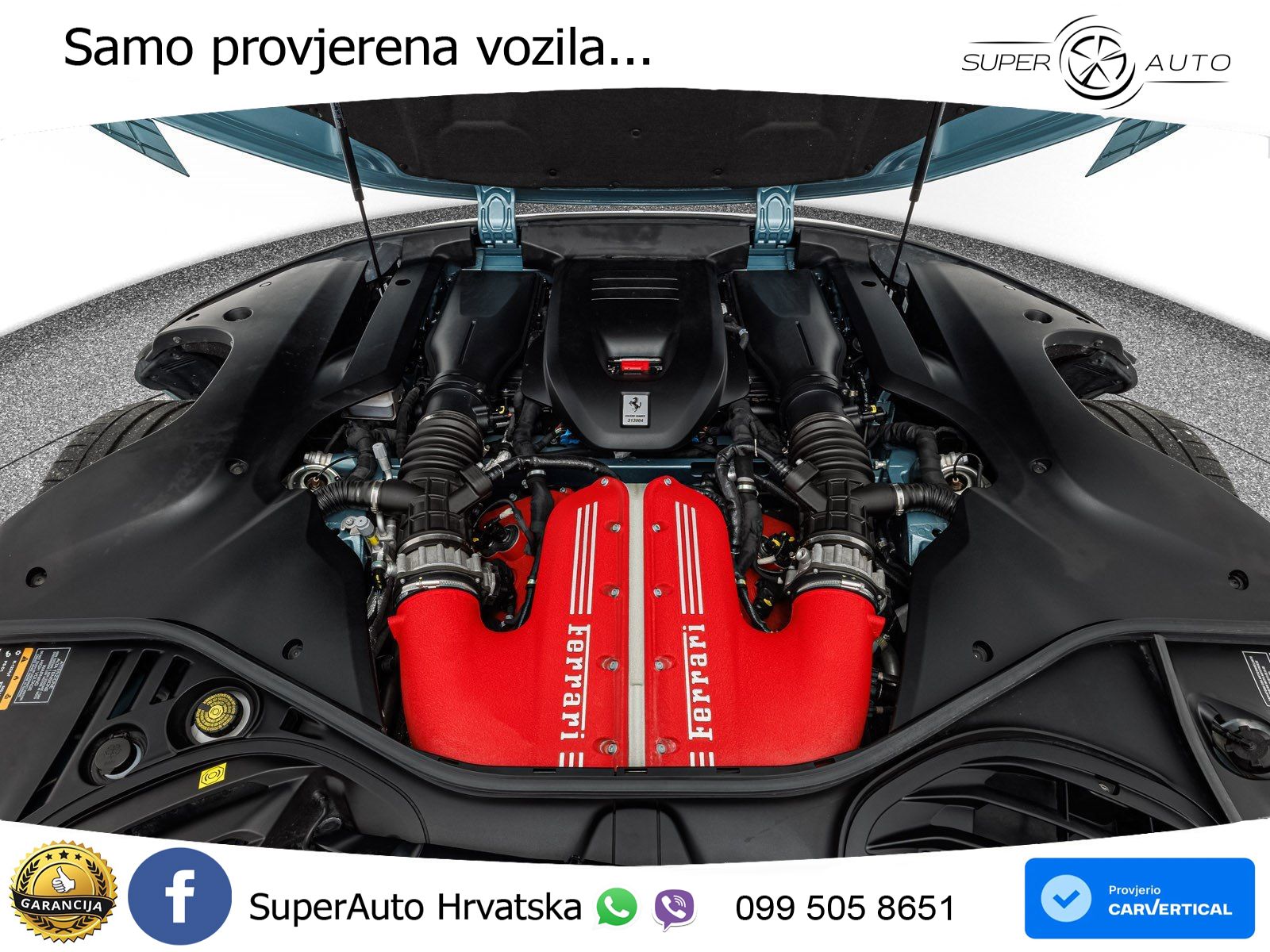 Ferrari 12Cilindri Spider 6.5 V12 (830 KS) F1 DCT ACC+GR SJED+360+PANO
