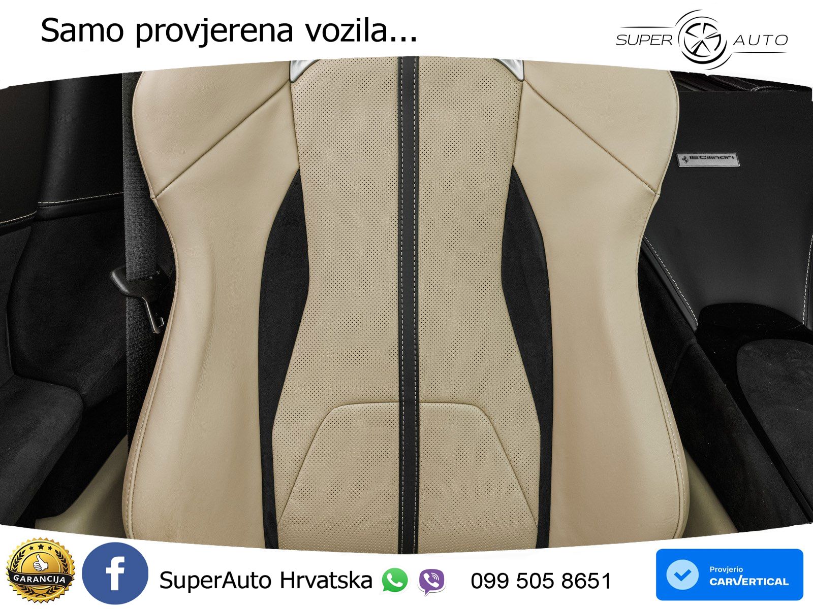 Ferrari 12Cilindri Spider 6.5 V12 (830 KS) F1 DCT ACC+GR SJED+360+PANO