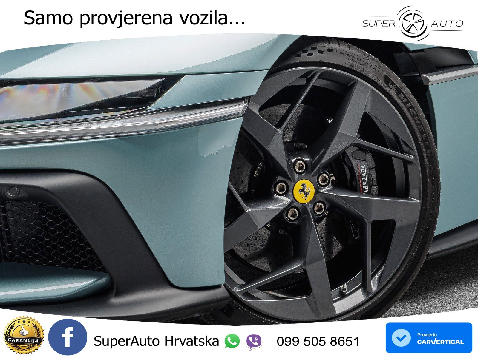 Ferrari 12Cilindri Spider 6.5 V12 (830 KS) F1 DCT ACC+GR SJED+360+PANO