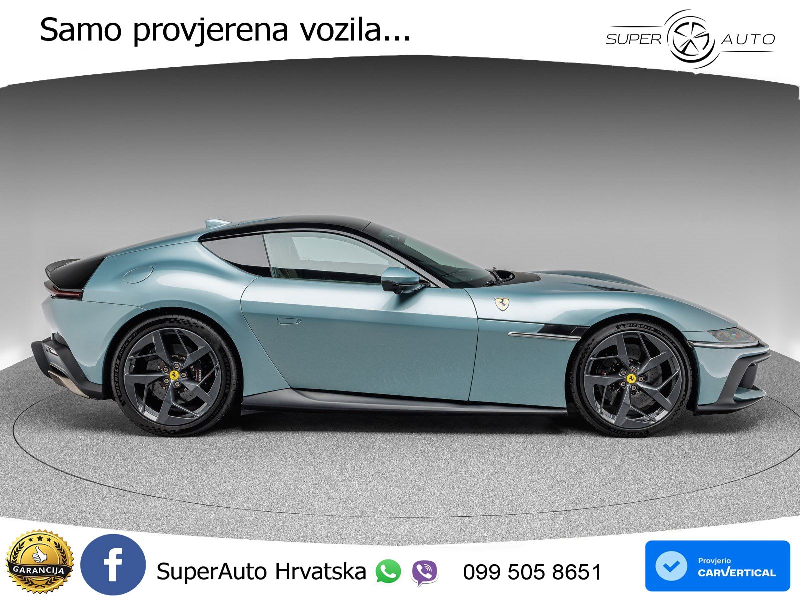 Ferrari 12Cilindri Spider 6.5 V12 (830 KS) F1 DCT ACC+GR SJED+360+PANO