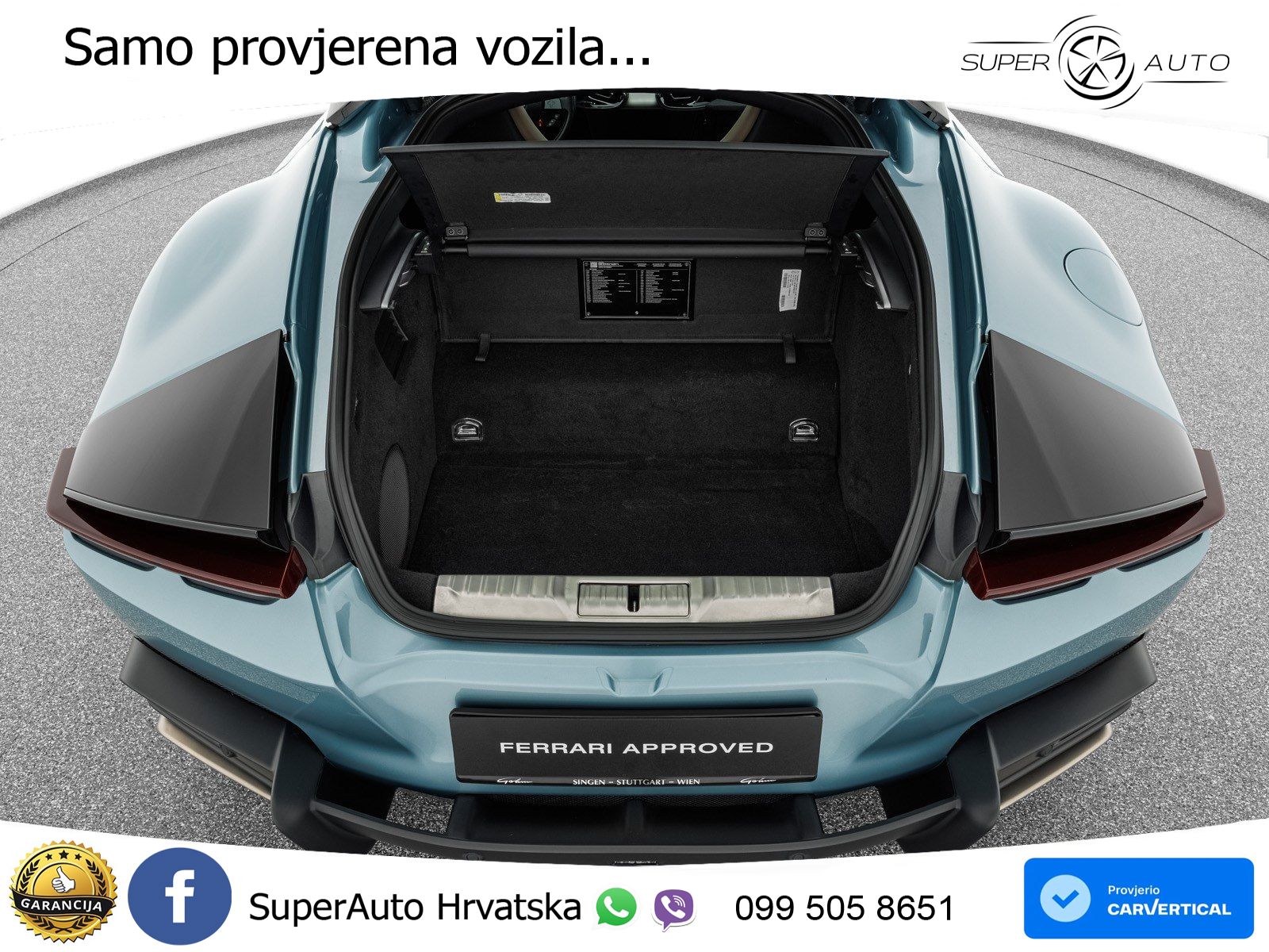 Ferrari 12Cilindri Spider 6.5 V12 (830 KS) F1 DCT ACC+GR SJED+360+PANO