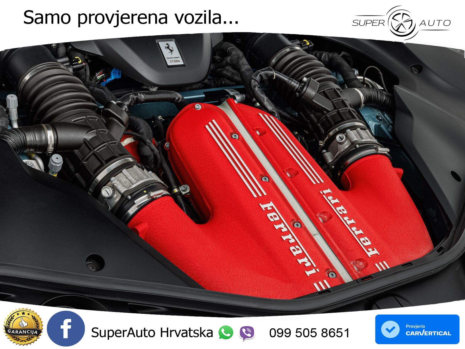 Ferrari 12Cilindri Spider 6.5 V12 (830 KS) F1 DCT ACC+GR SJED+360+PANO