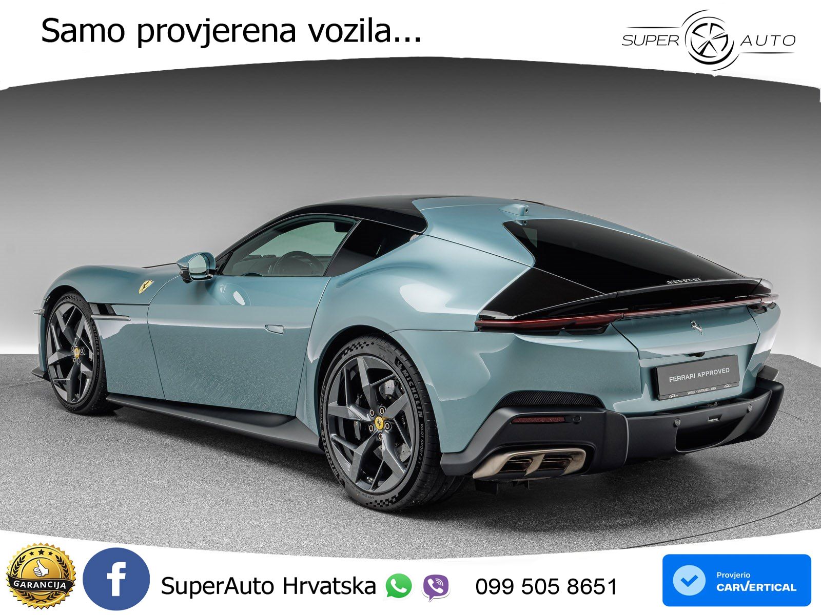 Ferrari 12Cilindri Spider 6.5 V12 (830 KS) F1 DCT ACC+GR SJED+360+PANO