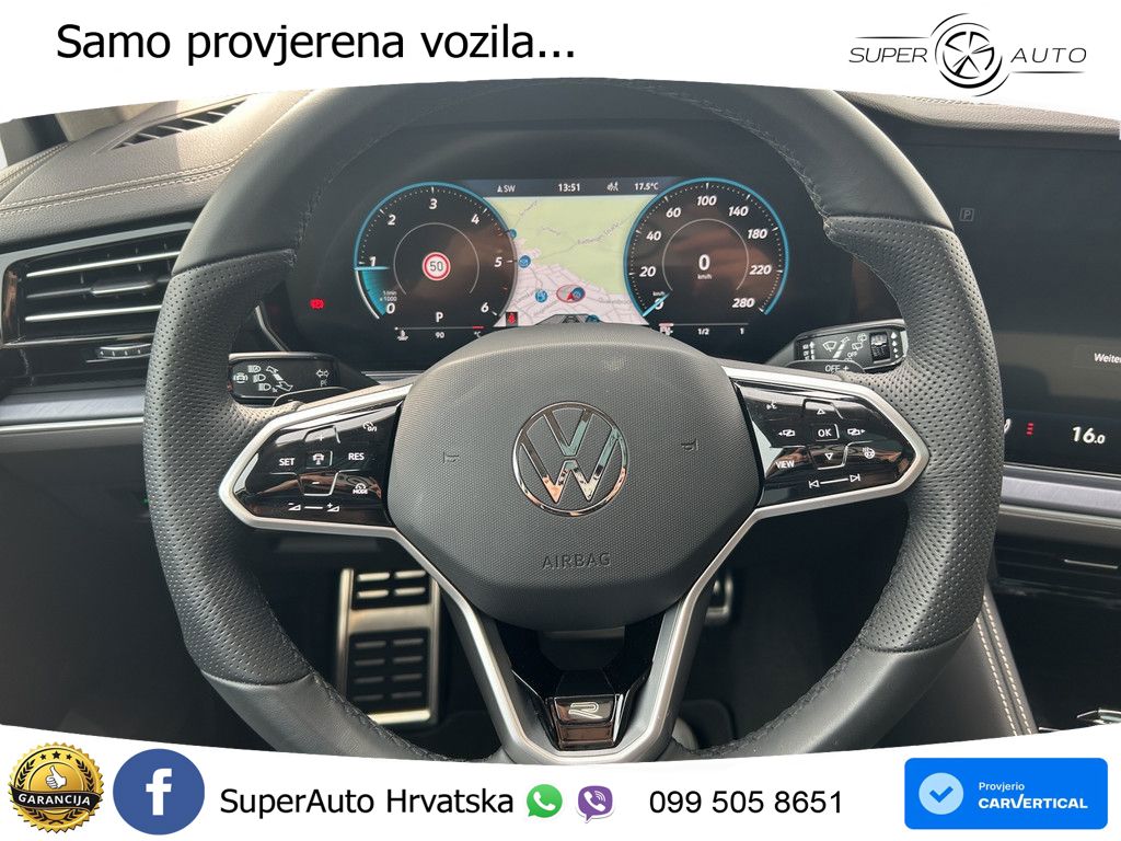 Volkswagen Touareg 3.0 V6 TDI (286 KS) 4MOTION Tiptronic R-Line ZRAČNI+ACC+GR SJED+KAM+PANO