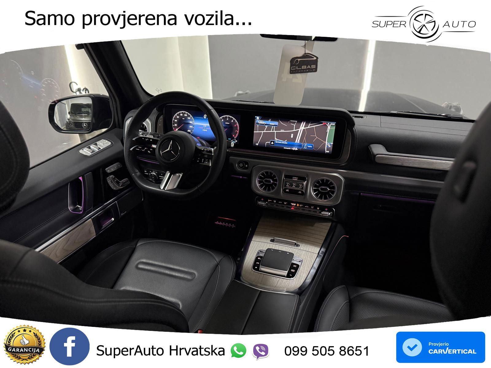 Mercedes G 500 Long (449 KS) 4MATIC 9G-TRONIC AMG LED+GR SJED+ACC