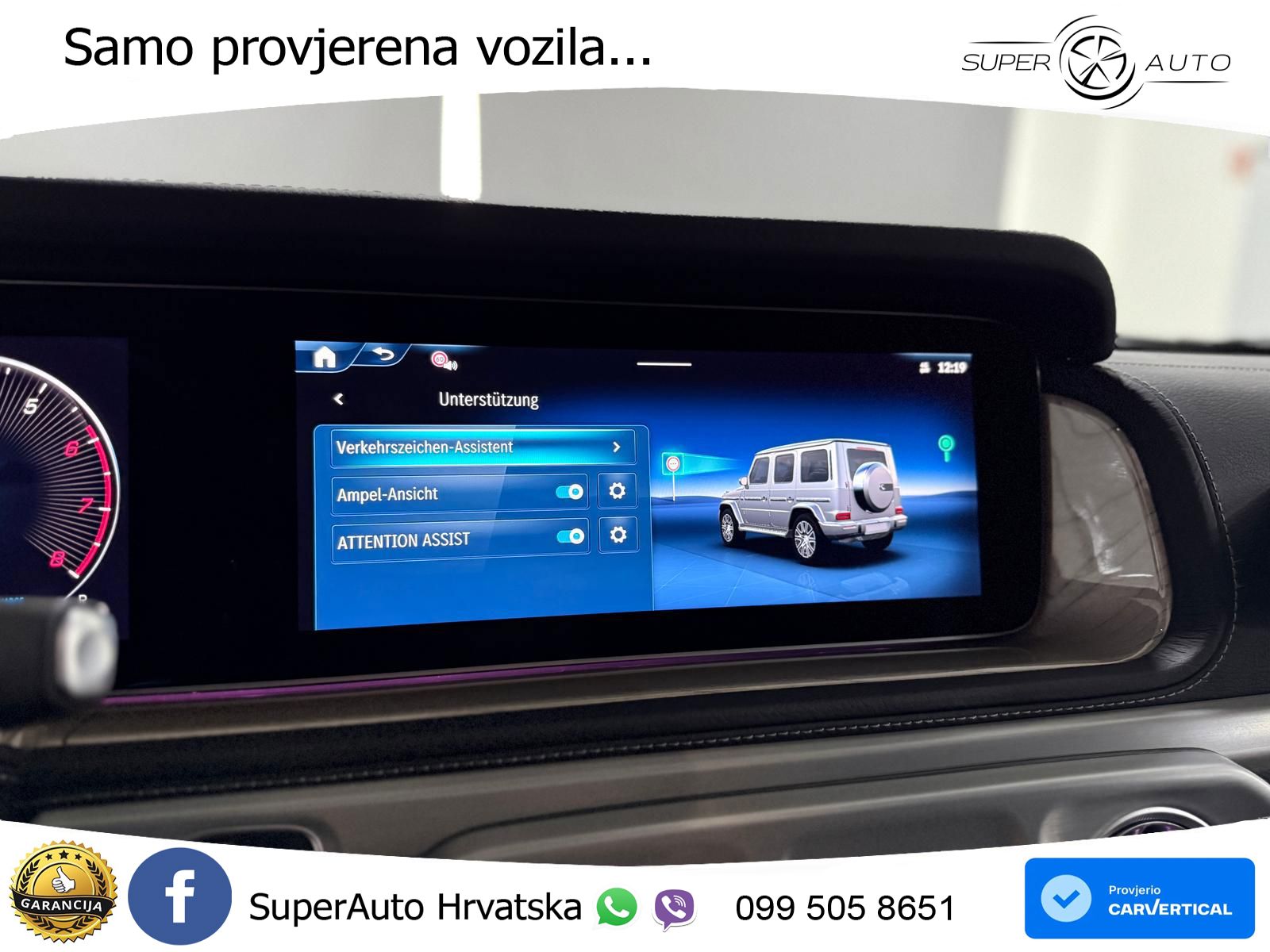 Mercedes G 500 Long (449 KS) 4MATIC 9G-TRONIC AMG LED+GR SJED+ACC