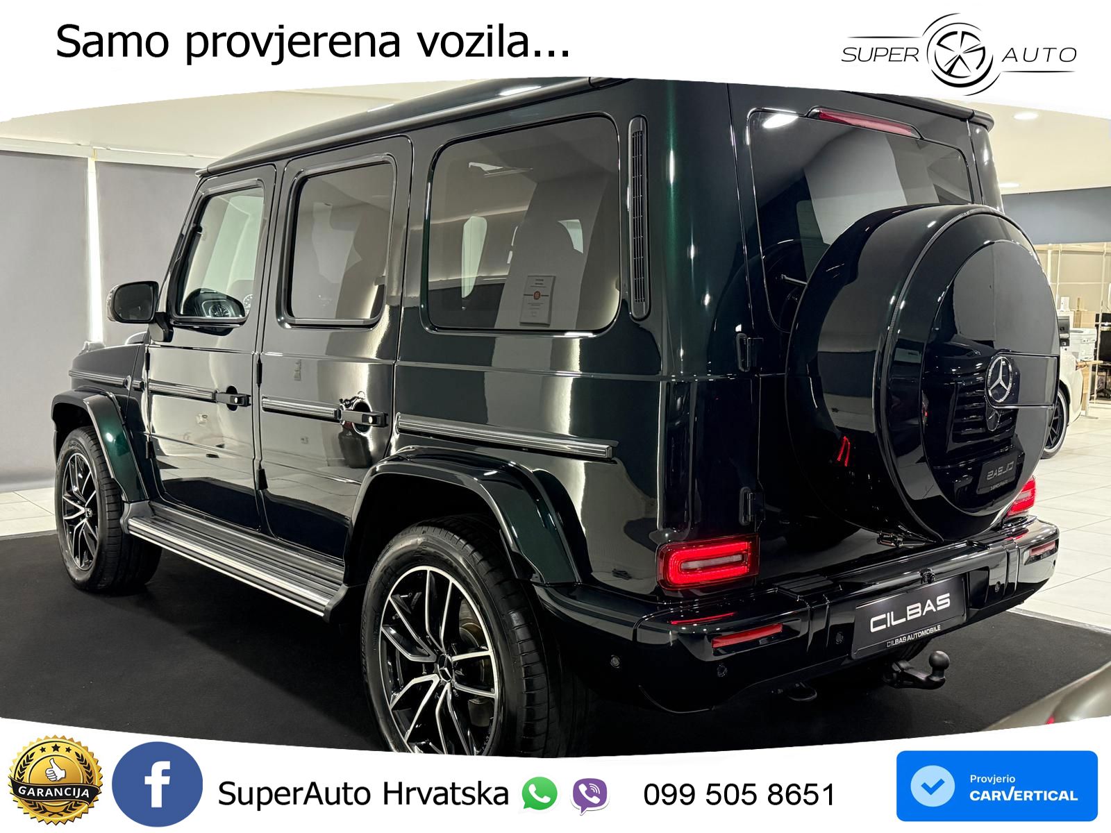 Mercedes G 500 Long (449 KS) 4MATIC 9G-TRONIC AMG LED+GR SJED+ACC