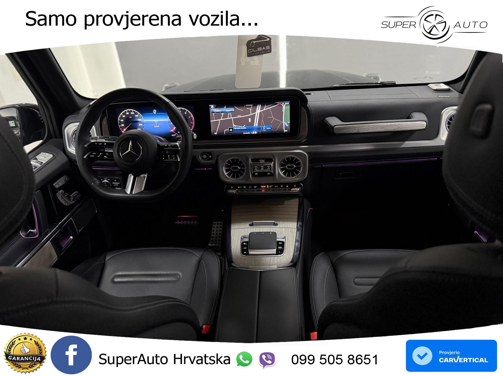 Mercedes G 500 Long (449 KS) 4MATIC 9G-TRONIC AMG LED+GR SJED+ACC