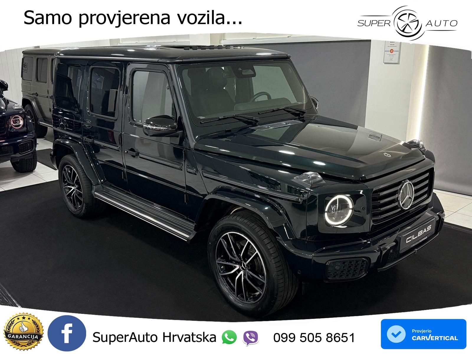 Mercedes G 500 Long (449 KS) 4MATIC 9G-TRONIC AMG LED+GR SJED+ACC