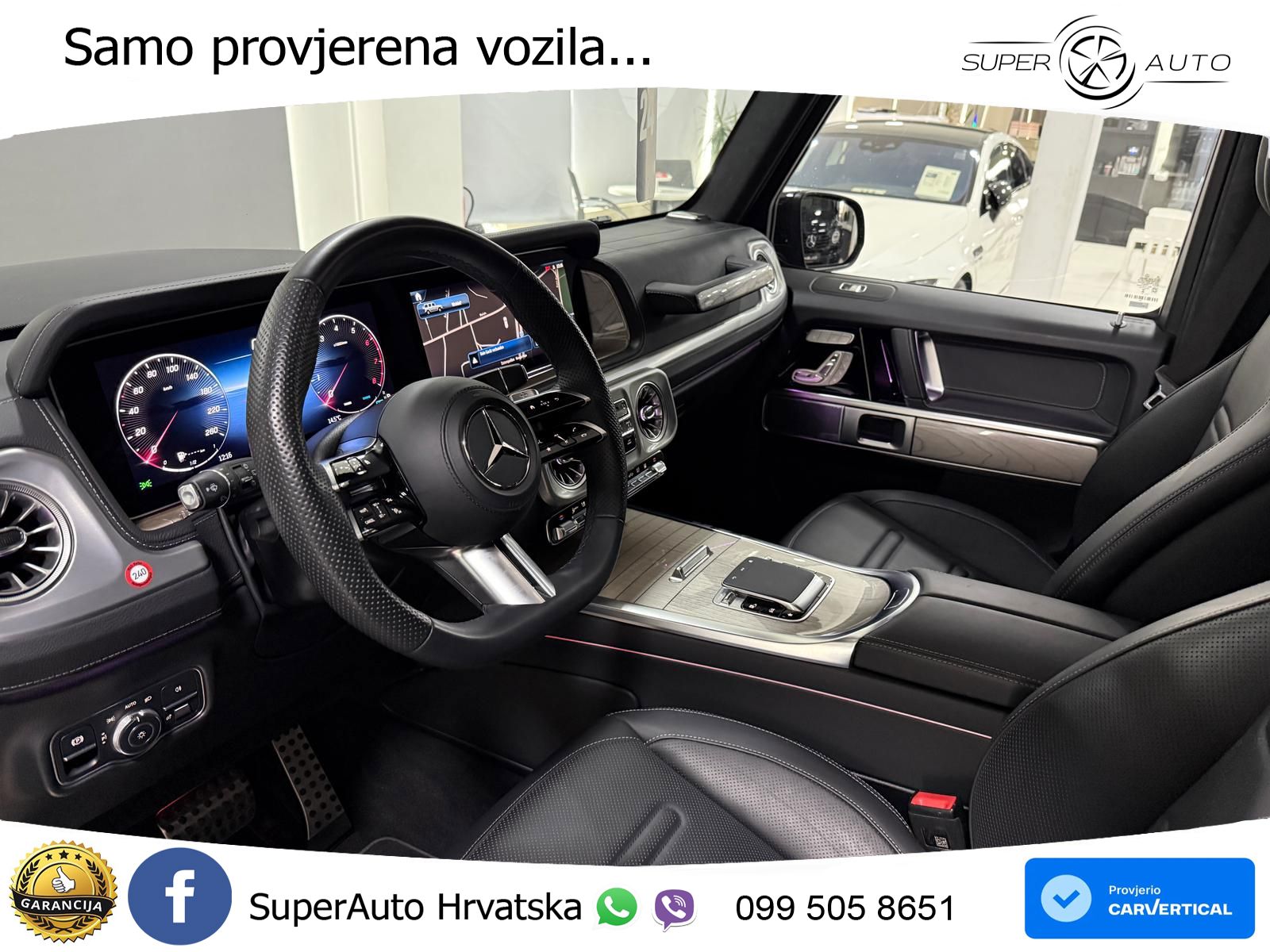 Mercedes G 500 Long (449 KS) 4MATIC 9G-TRONIC AMG LED+GR SJED+ACC