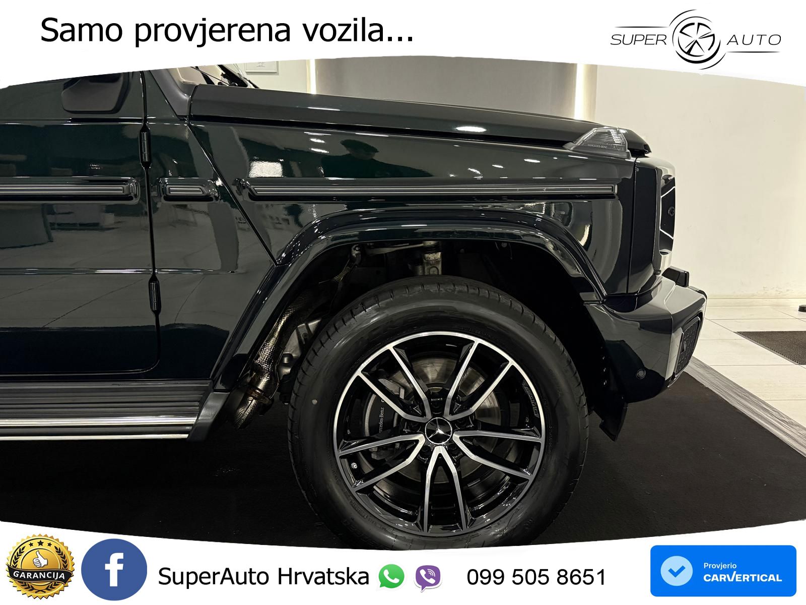 Mercedes G 500 Long (449 KS) 4MATIC 9G-TRONIC AMG LED+GR SJED+ACC