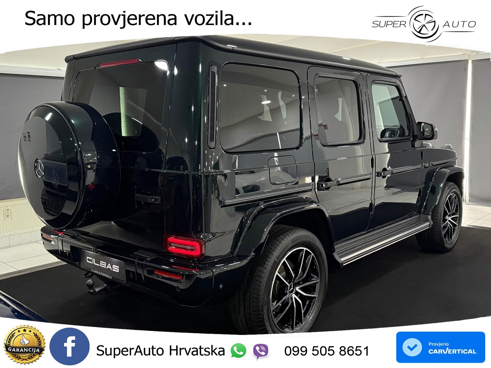 Mercedes G 500 Long (449 KS) 4MATIC 9G-TRONIC AMG LED+GR SJED+ACC