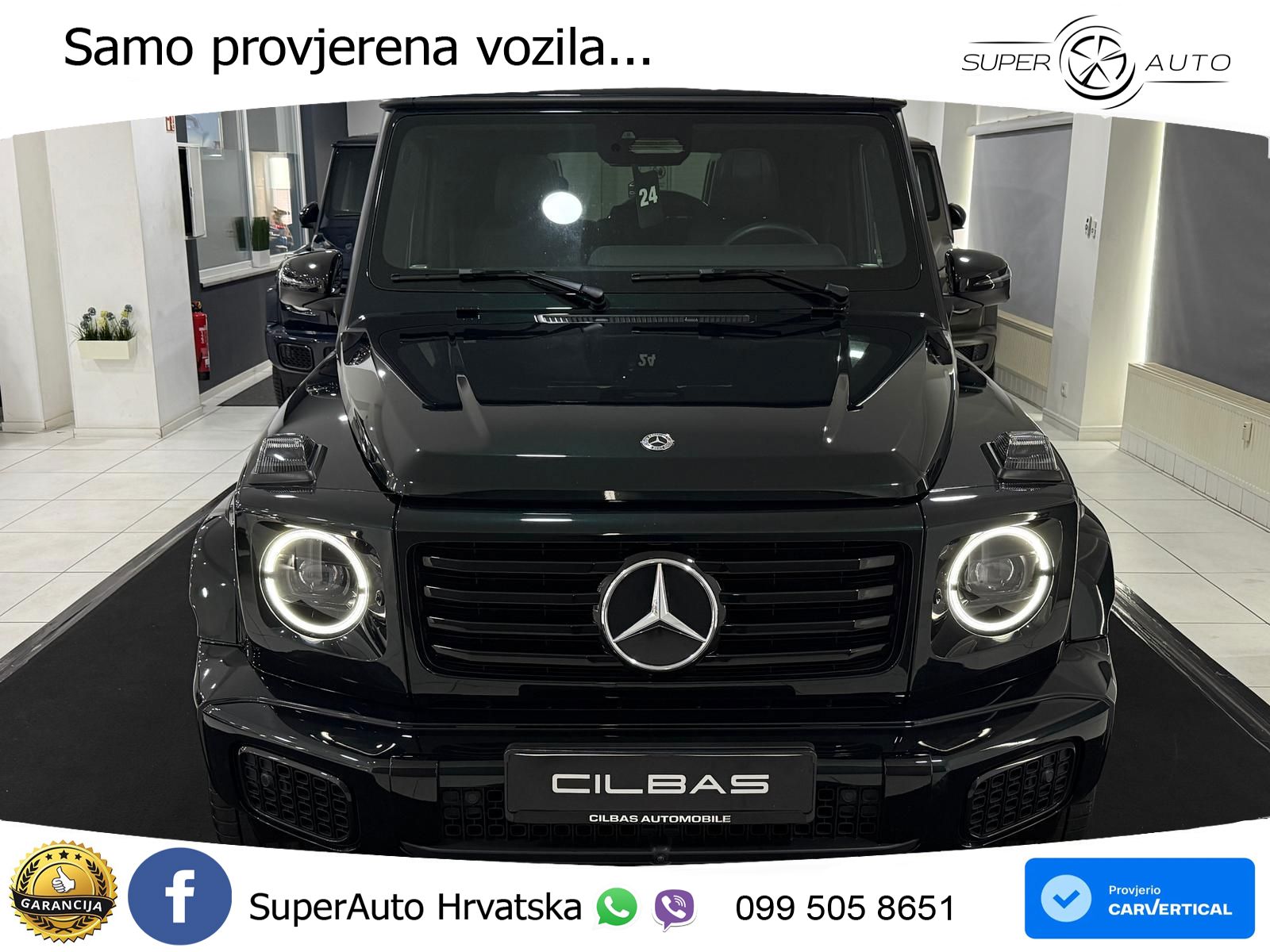 Mercedes G 500 Long (449 KS) 4MATIC 9G-TRONIC AMG LED+GR SJED+ACC