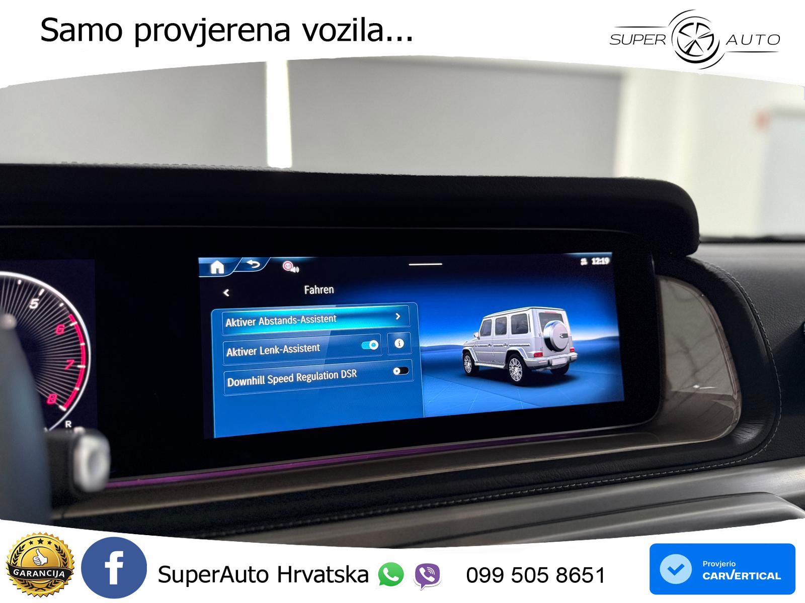 Mercedes G 500 Long (449 KS) 4MATIC 9G-TRONIC AMG LED+GR SJED+ACC
