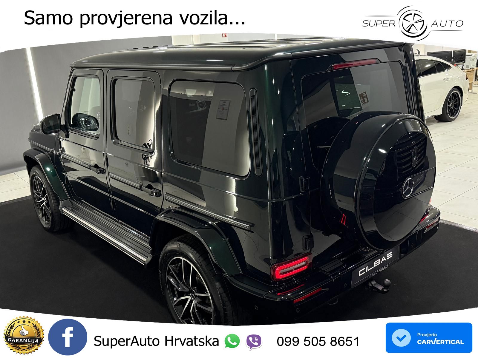 Mercedes G 500 Long (449 KS) 4MATIC 9G-TRONIC AMG LED+GR SJED+ACC