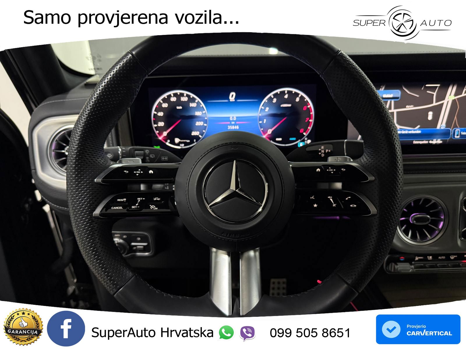 Mercedes G 500 Long (449 KS) 4MATIC 9G-TRONIC AMG LED+GR SJED+ACC