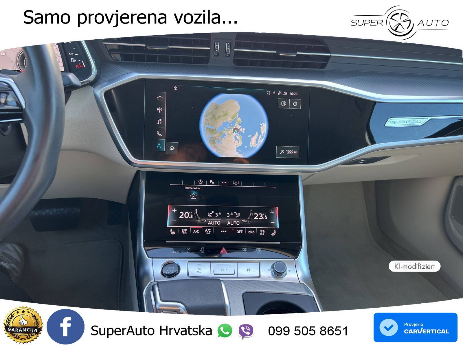 Audi A6 50 TDI V6 (286 KS) quattro tiptronic advanced LED+GR SJED+ACC