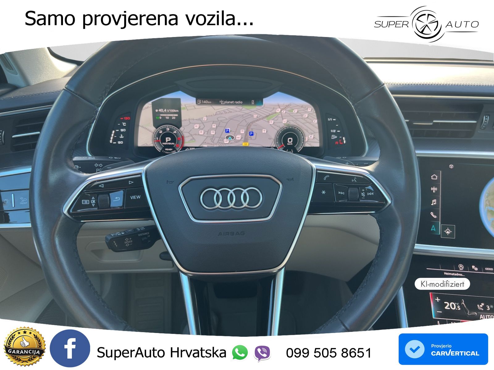 Audi A6 50 TDI V6 (286 KS) quattro tiptronic advanced LED+GR SJED+ACC