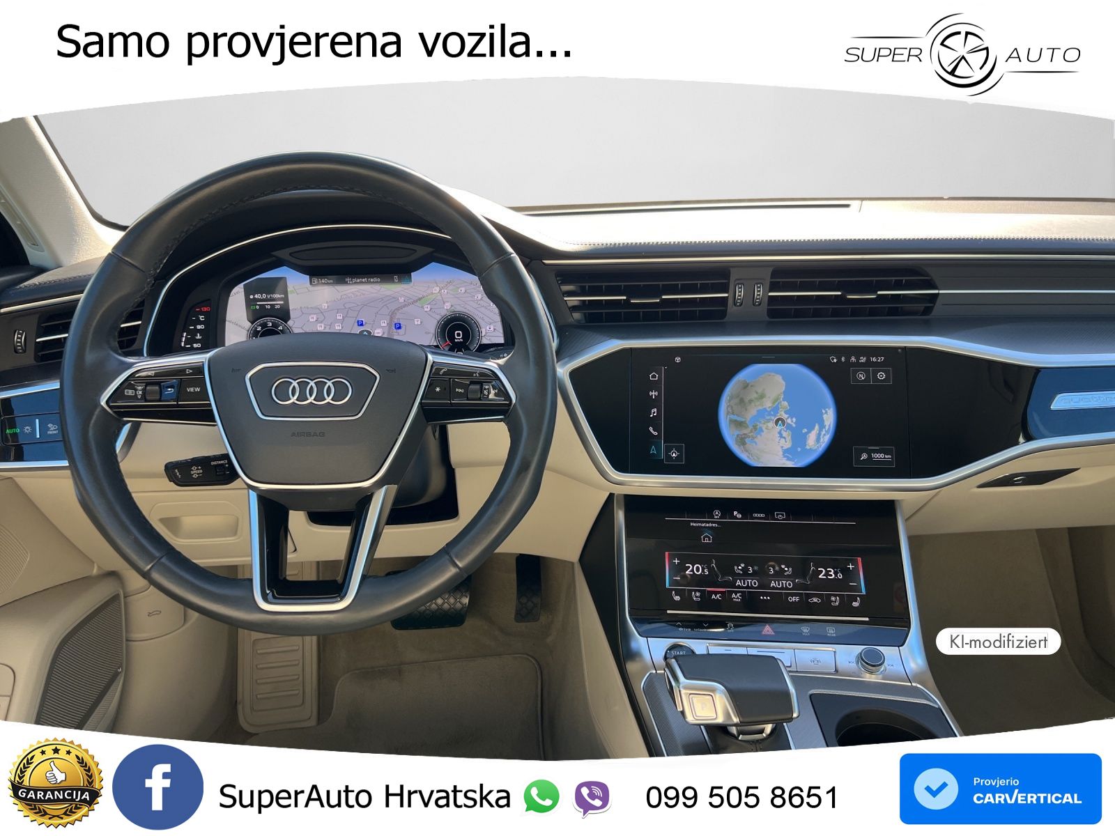 Audi A6 50 TDI V6 (286 KS) quattro tiptronic advanced LED+GR SJED+ACC