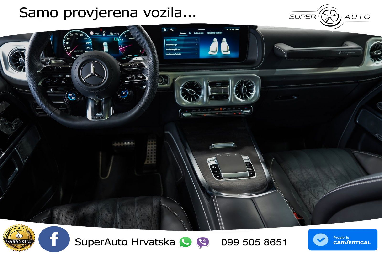 Mercedes AMG G 63 Long V8 (585 KS) 4MATIC 9G-TRONIC AMG SPEEDSHIFT TCT Superior LED+GR SJED+ACC