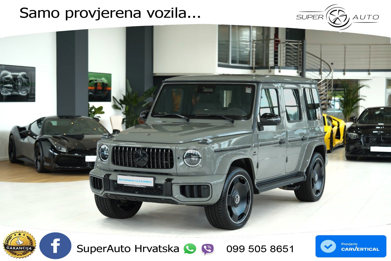 Mercedes AMG G 63 Long V8 (585 KS) 4MATIC 9G-TRONIC AMG SPEEDSHIFT TCT Superior LED+GR SJED+ACC