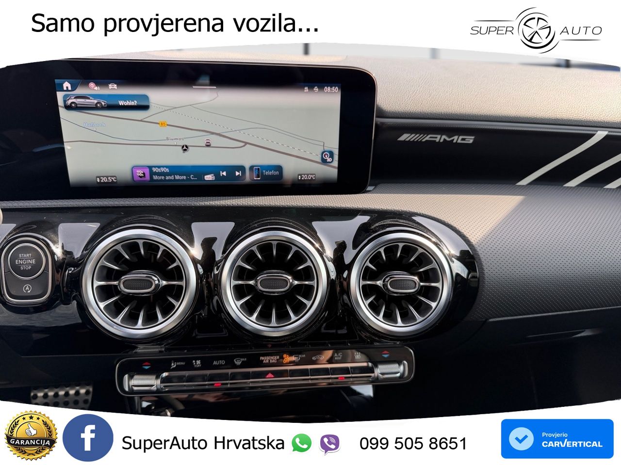 Mercedes-Benz AMG A 35 4MATIC AMG SPEEDSHIFT DCT LED+GR SJED+ACC
