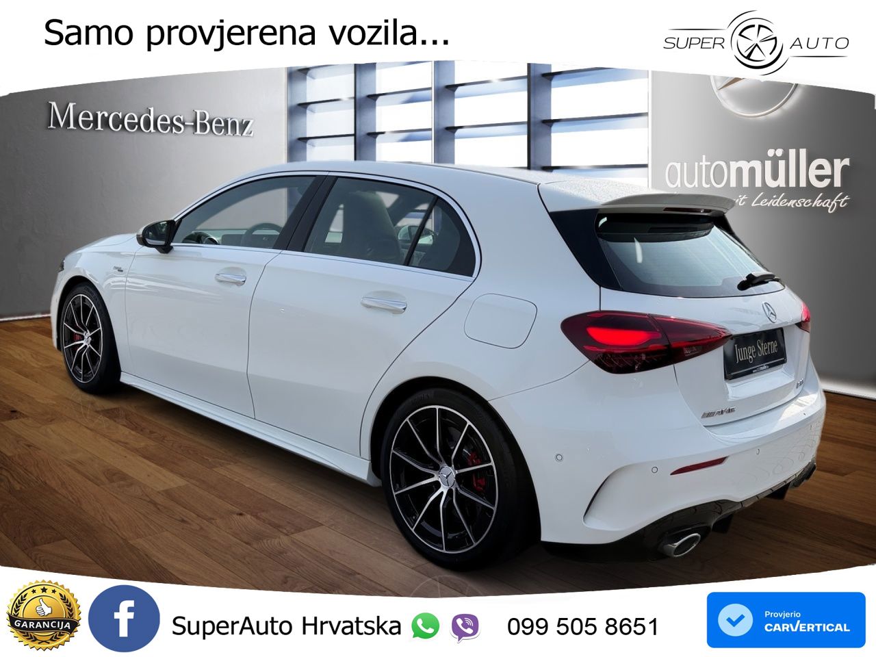 Mercedes-Benz AMG A 35 4MATIC AMG SPEEDSHIFT DCT LED+GR SJED+ACC
