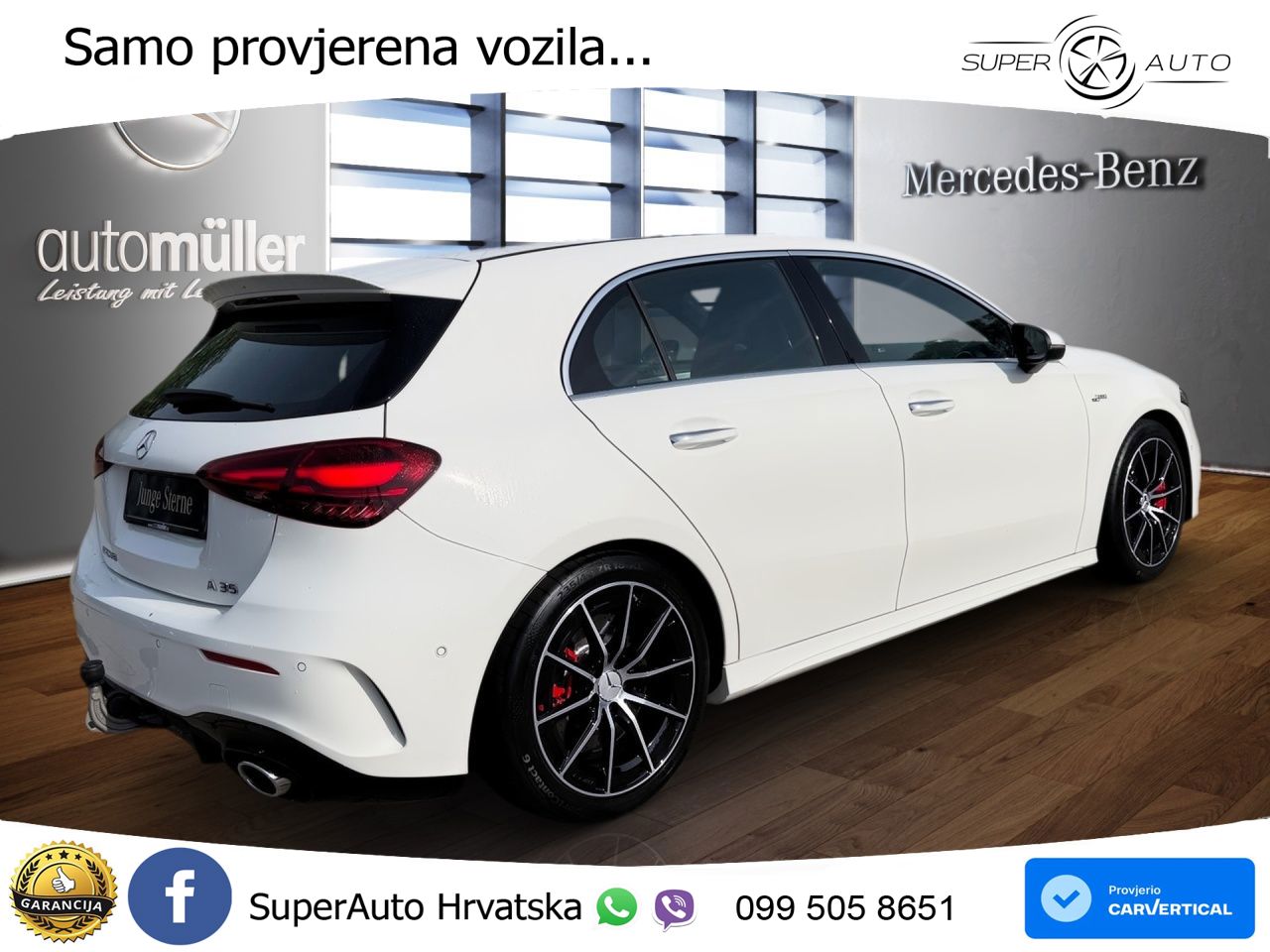 Mercedes-Benz AMG A 35 4MATIC AMG SPEEDSHIFT DCT LED+GR SJED+ACC