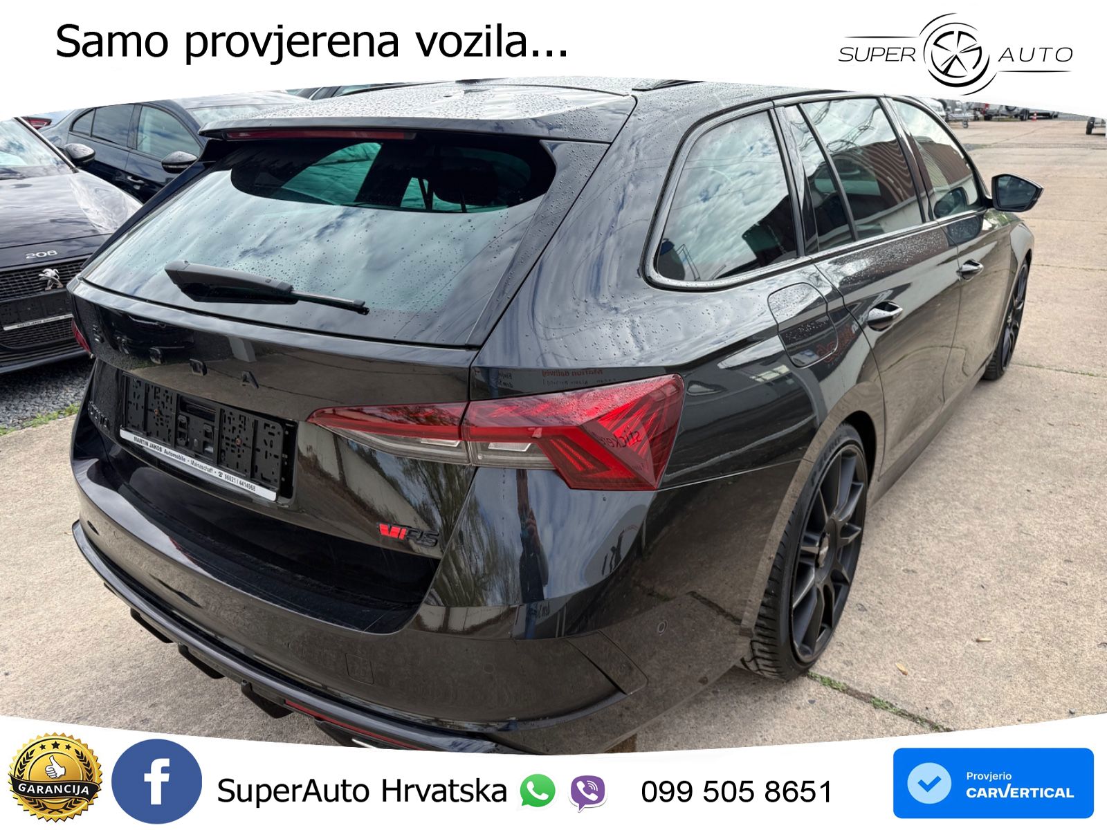 Škoda Octavia Combi RS 2.0 TSI (245 KS) DSG LED+GR SJED+ACC