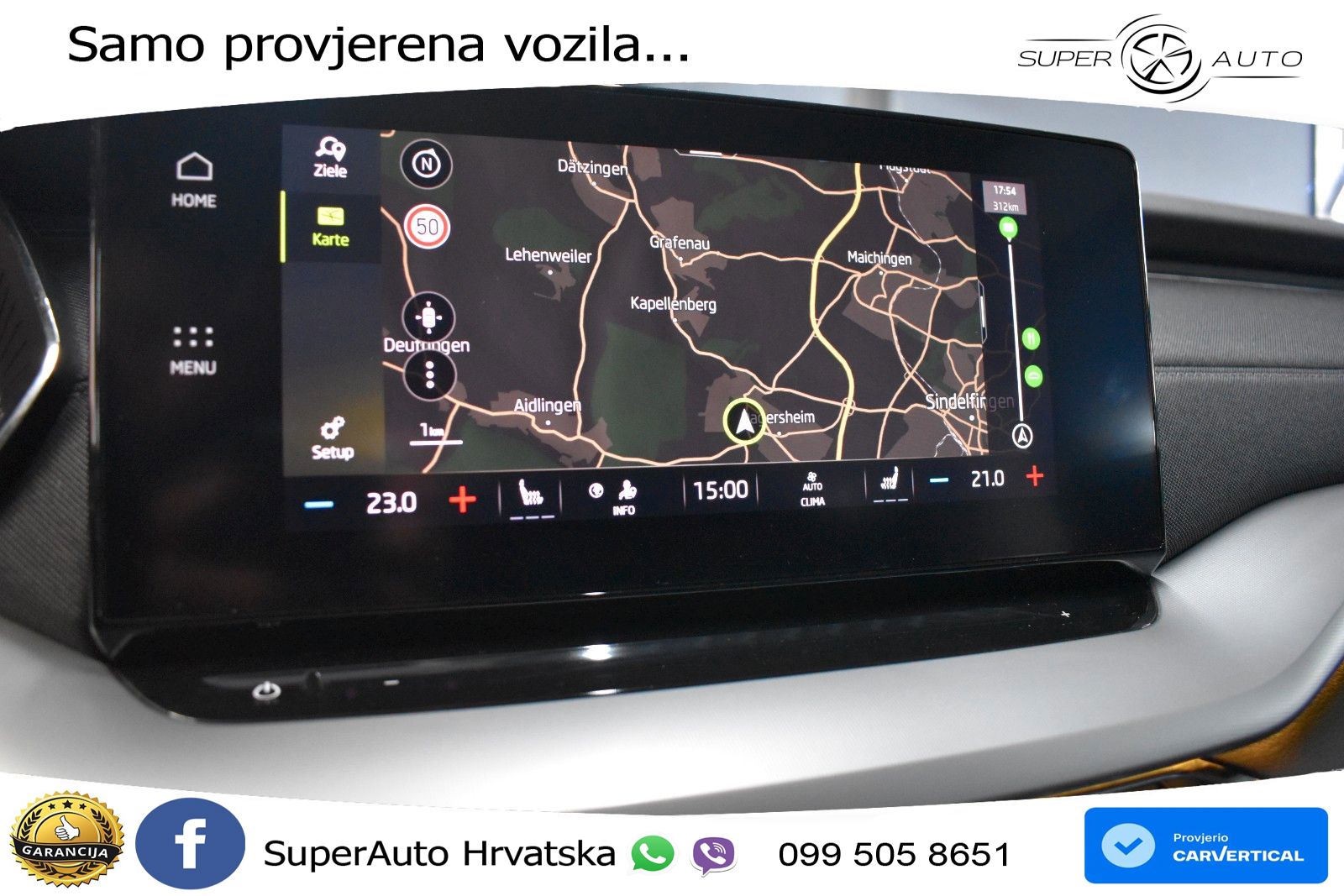 Škoda Octavia Combi 2.0 TDI (150 KS) DSG LED+GR SJED+ACC