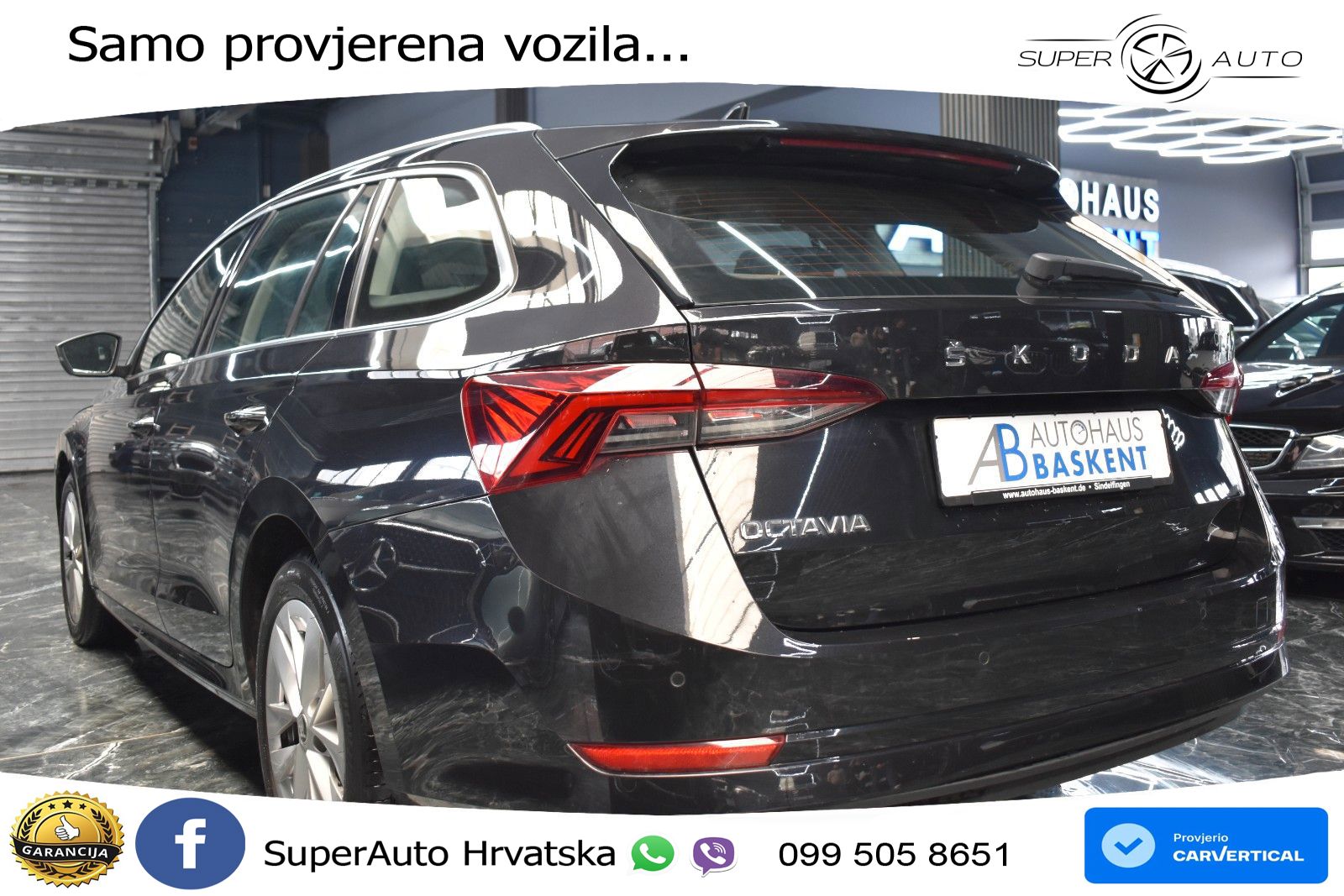 Škoda Octavia Combi 2.0 TDI (150 KS) DSG LED+GR SJED+ACC